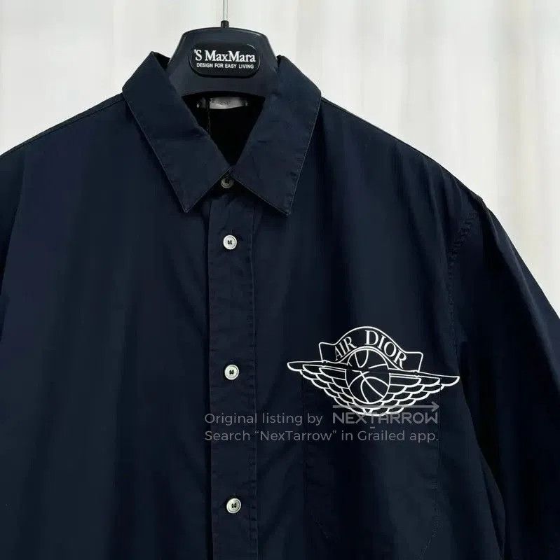 Dior Dior Black Short Sleeve Shirt with Logo . Size US S / EU 44-46 / 1 - 3 Thumbnail