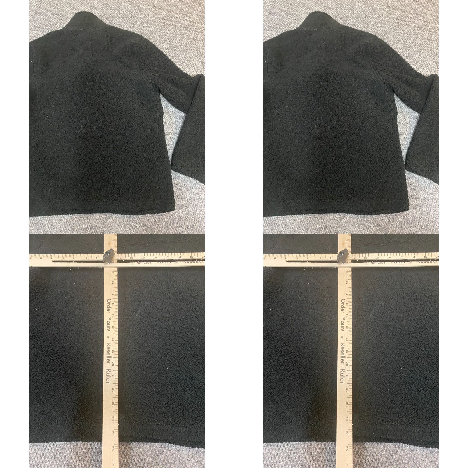 Vintage Wallin & Bros Mens Sweater Pullover Fleece Black 1/4 Zip Mock Neck Long Sleeve Size S Regular Knit Chunky-Crochet 1/4 Zip Breahable Vintage: No Size US S / EU 44-46 / 1 - 9 Thumbnail
