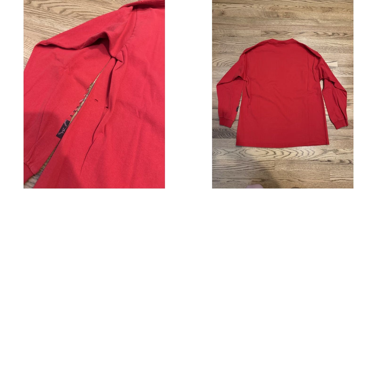 Oakley VINTAGE Oakley Cross Bones Skull Long Sleeve T Shirt Men's Size L Red Graphic Print Crew Neck Skull Vintage Mens Size US L / EU 52-54 / 3 - 8 Thumbnail
