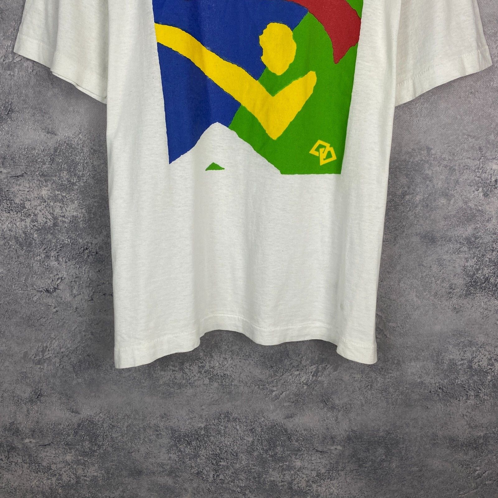 Other Art Tee Men's Size S-M White Short Sleeve ` Size M / US 6-8 / IT 42-44 - 3 Thumbnail