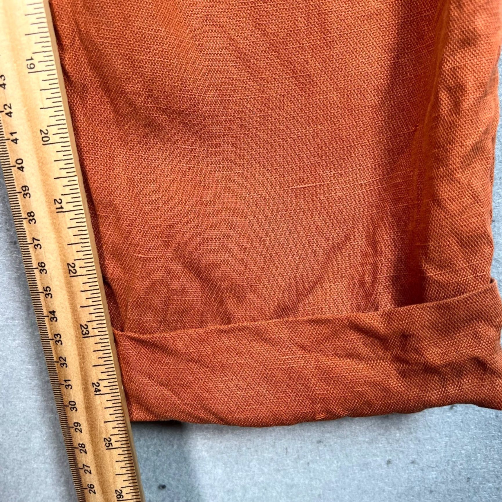 Apiece Apart Apiece Apart Rust Orange Tapered Pants Size 4 Linen Blend Pleated Drawstring Size 27" / US 4 / IT 40 - 7 Thumbnail