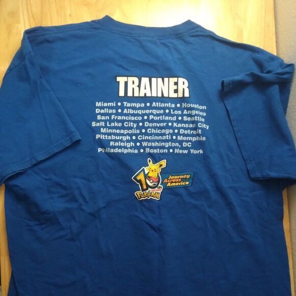 Delta Pokemon Video Game Nationals Trainer T-Shirt Size US XL / EU 56 / 4 - 8 Thumbnail
