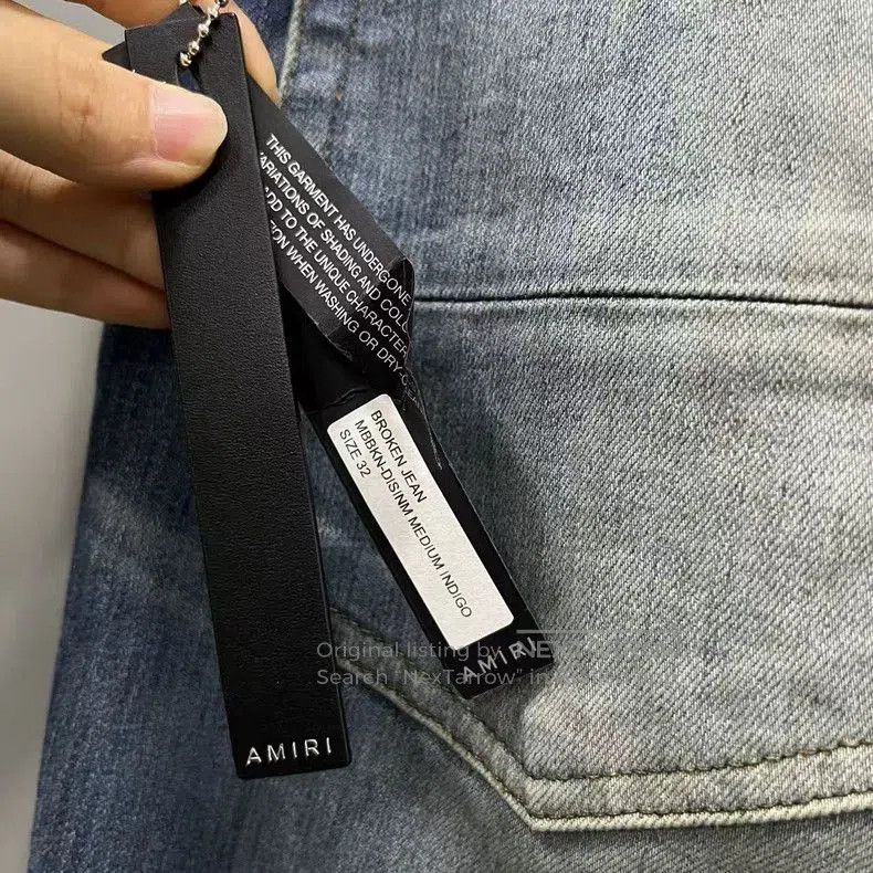 Amiri AMIRI Washed Distressed Denim Jeans. Size US 32 / EU 48 - 4 Thumbnail
