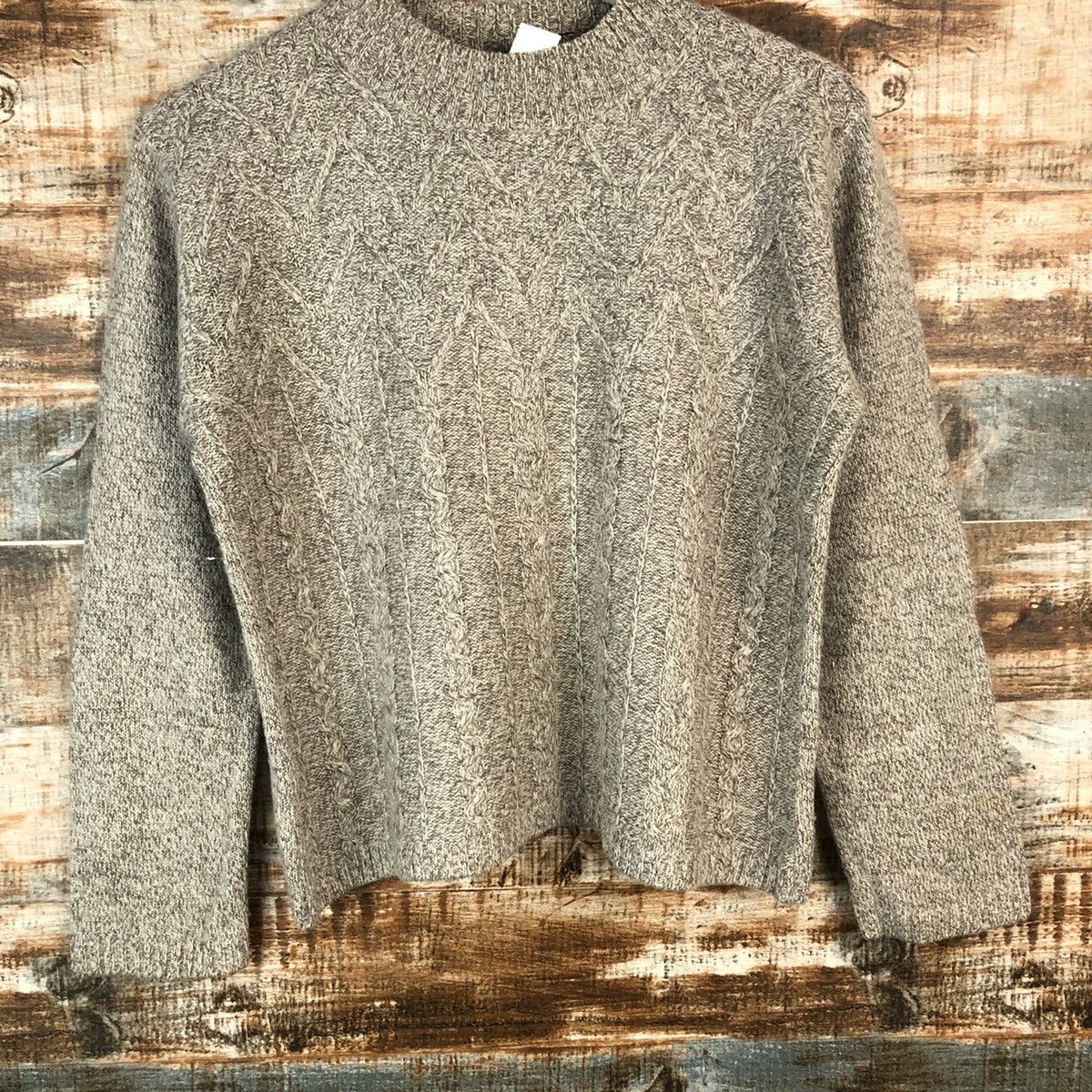 Homespun Knitwear × Japanese Brand Lya Bacot japan vintage Grey Knitwear #A1737 Size S / US 4 / IT 40 - 6 Thumbnail
