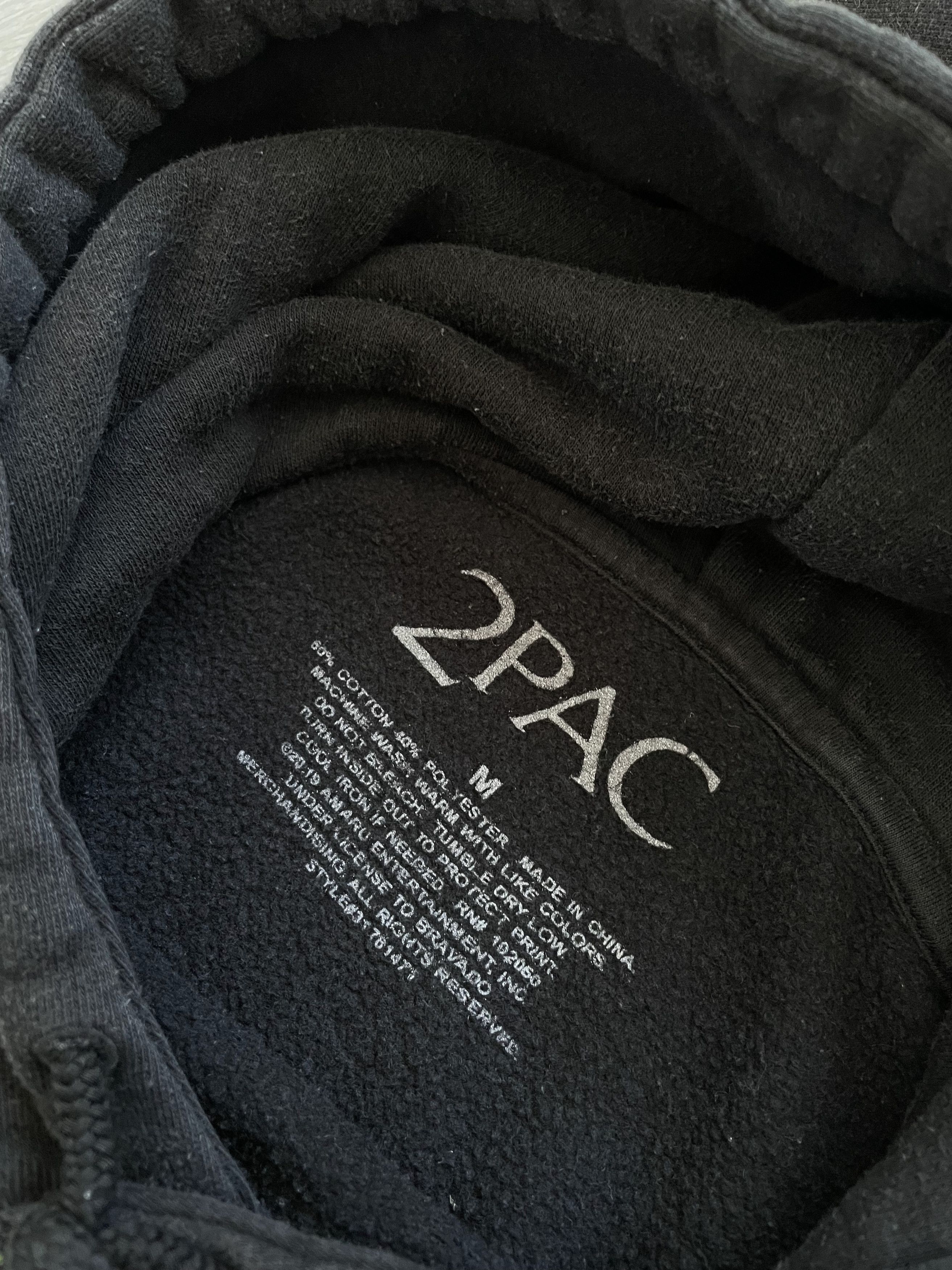 Vintage 2PAC Roses hoodie Size US M / EU 48-50 / 2 - 4 Thumbnail