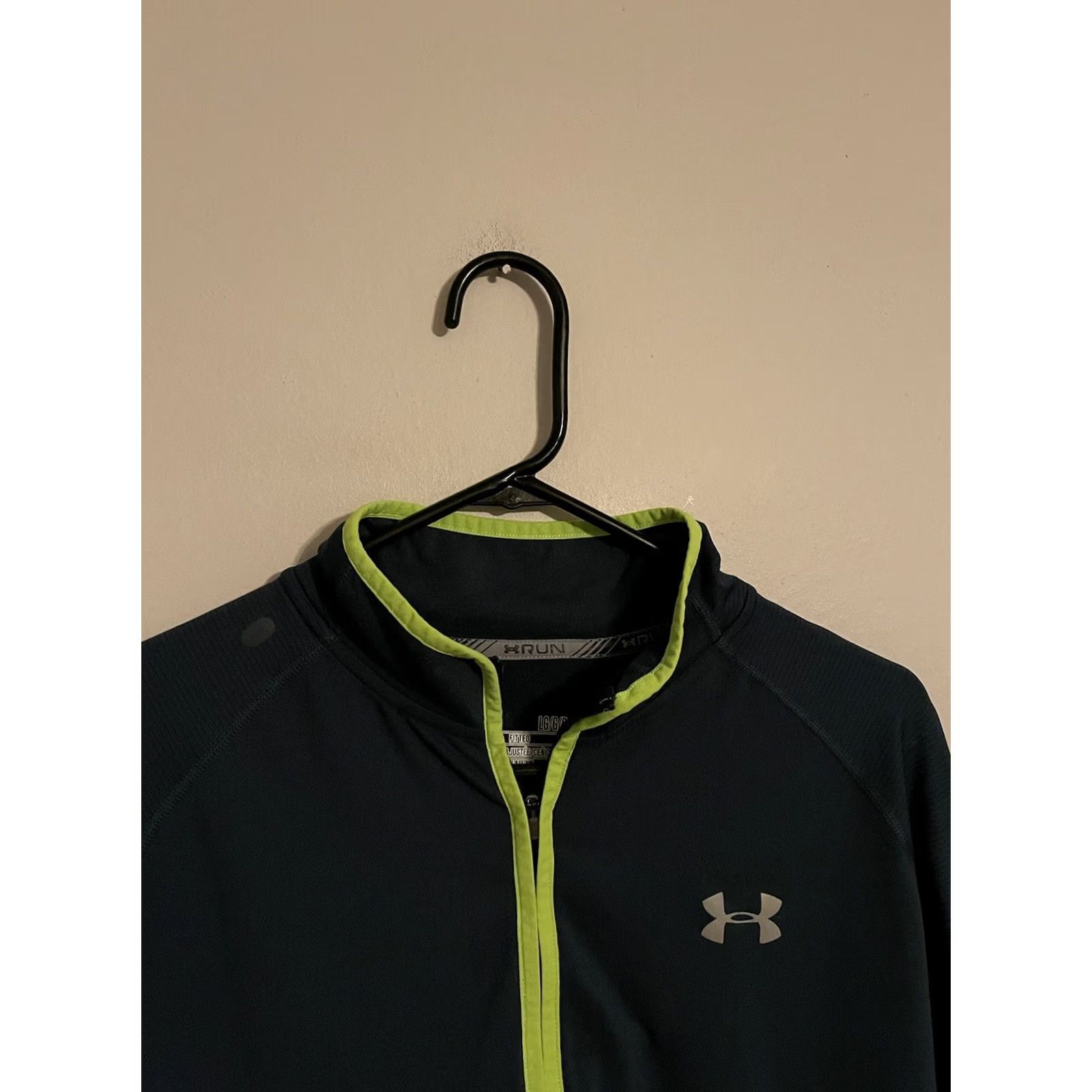 Under Armour Under Armour Run Teal Fitted 1/4 Zip Performance Pullover Men's Large Size US L / EU 52-54 / 3 - 2 Thumbnail