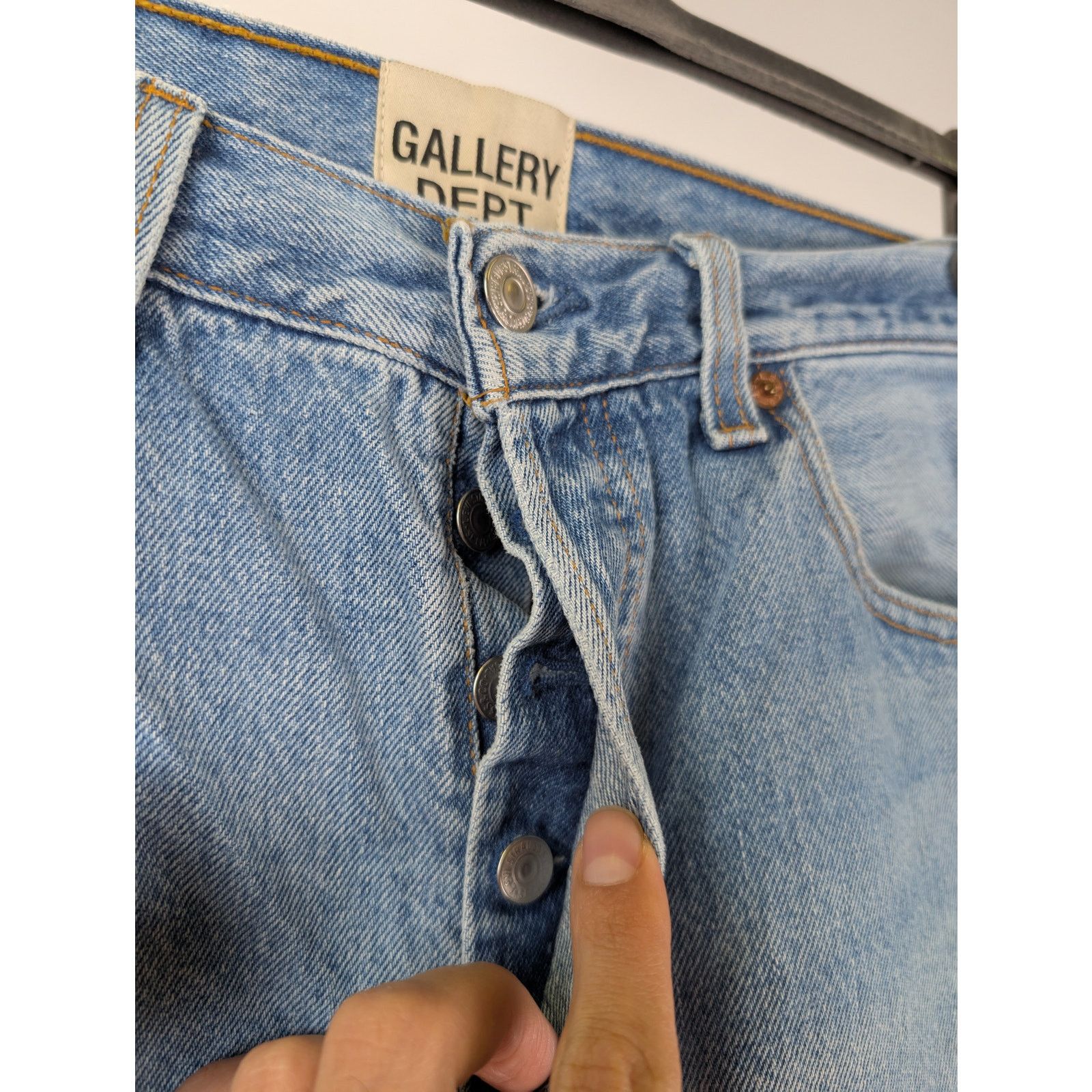 Gallery Dept. o1rshd1 Denim Jean Pants in Indigo Blue Size US 31 - 7 Thumbnail