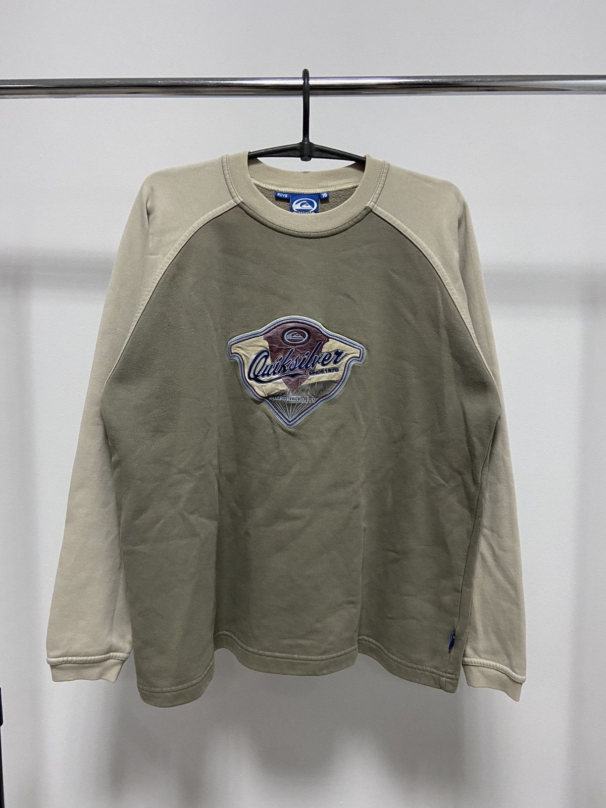 Quiksilver Quiksilver Vintage Big Logo Sweatshirt Y2K 1970 Size US S / EU 44-46 / 1 - 1 Thumbnail