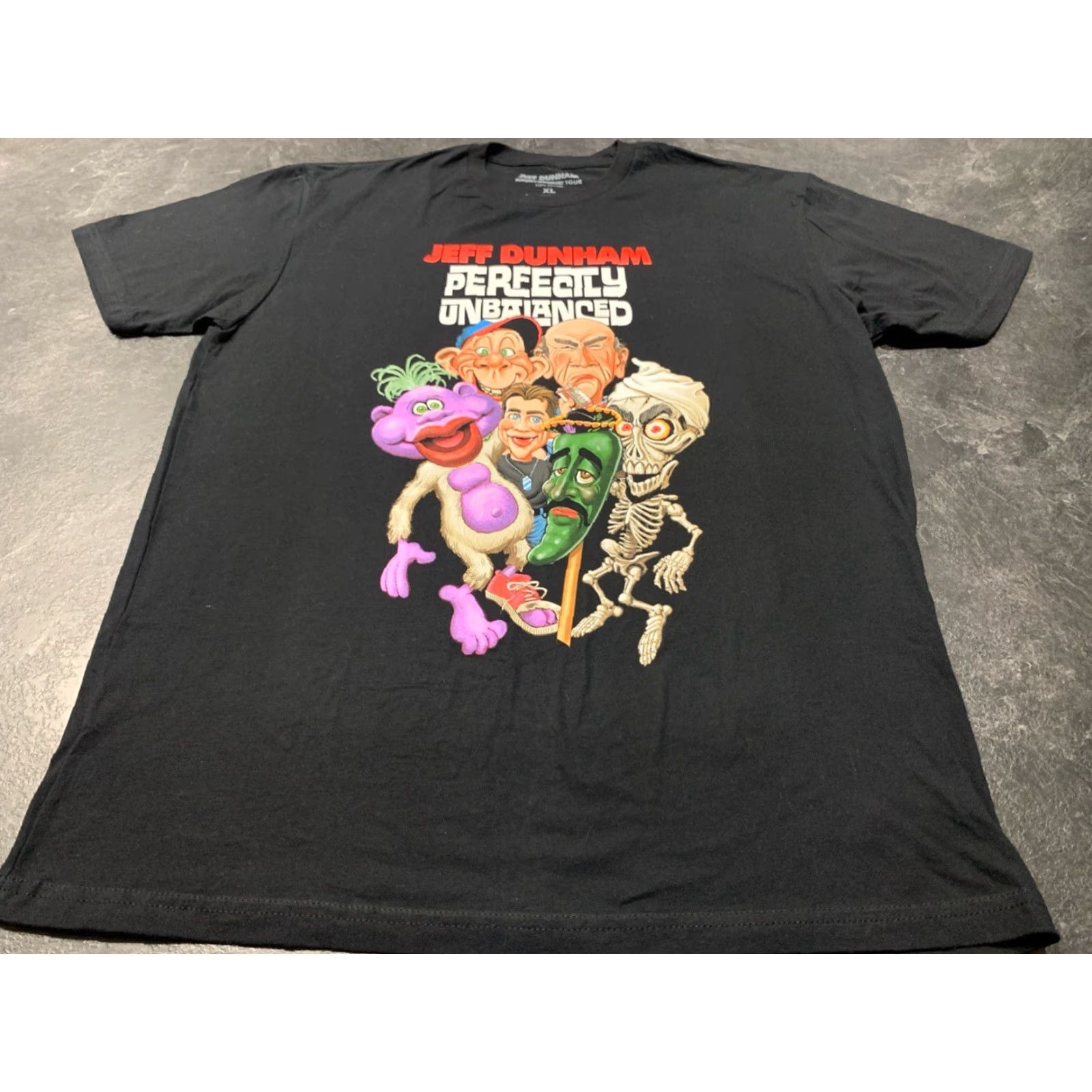 Vintage Jeff Dunham T-Shirt Men XL Black Comedy Graphic 2010s Short Sleeve Shirt Size US XL / EU 56 / 4 - 2 Thumbnail