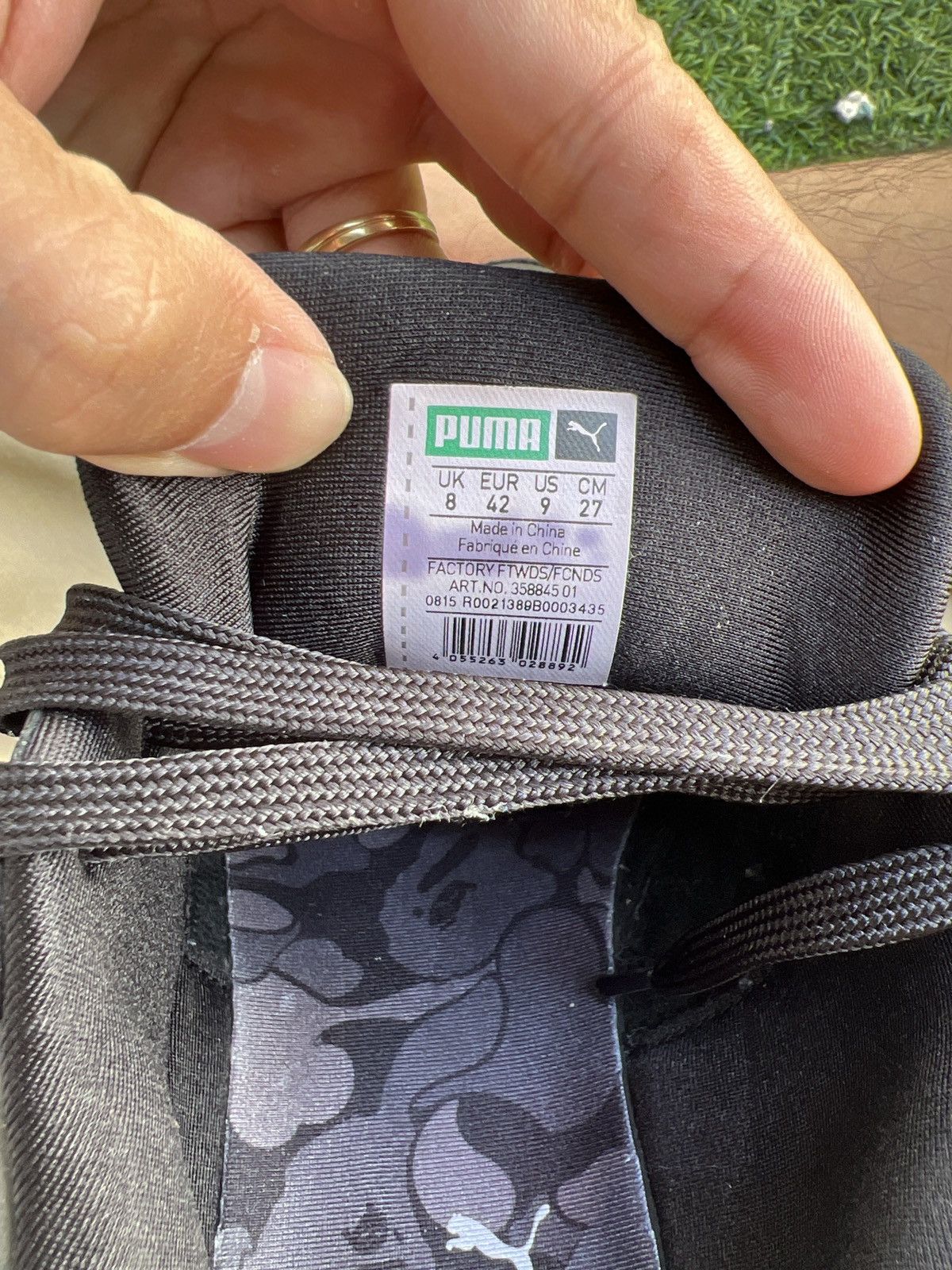 Puma 🦧Bape x Puma R698 Black 358845-01 Size US 9 / EU 42 - 8 Thumbnail