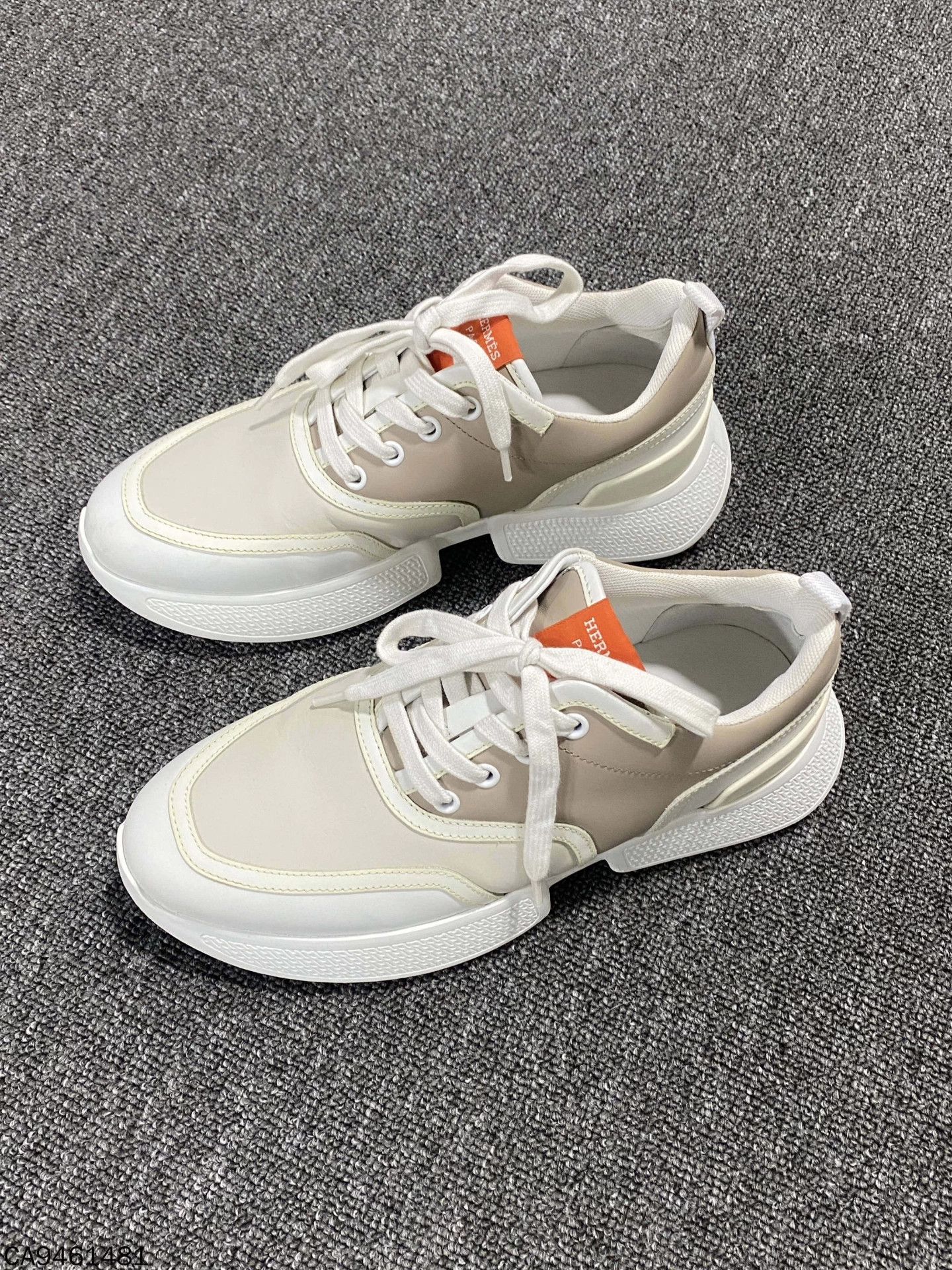 Hermes HERMES patchwork platform sneakers 98 new 37 Size US 6 / IT 36 - 1 Thumbnail
