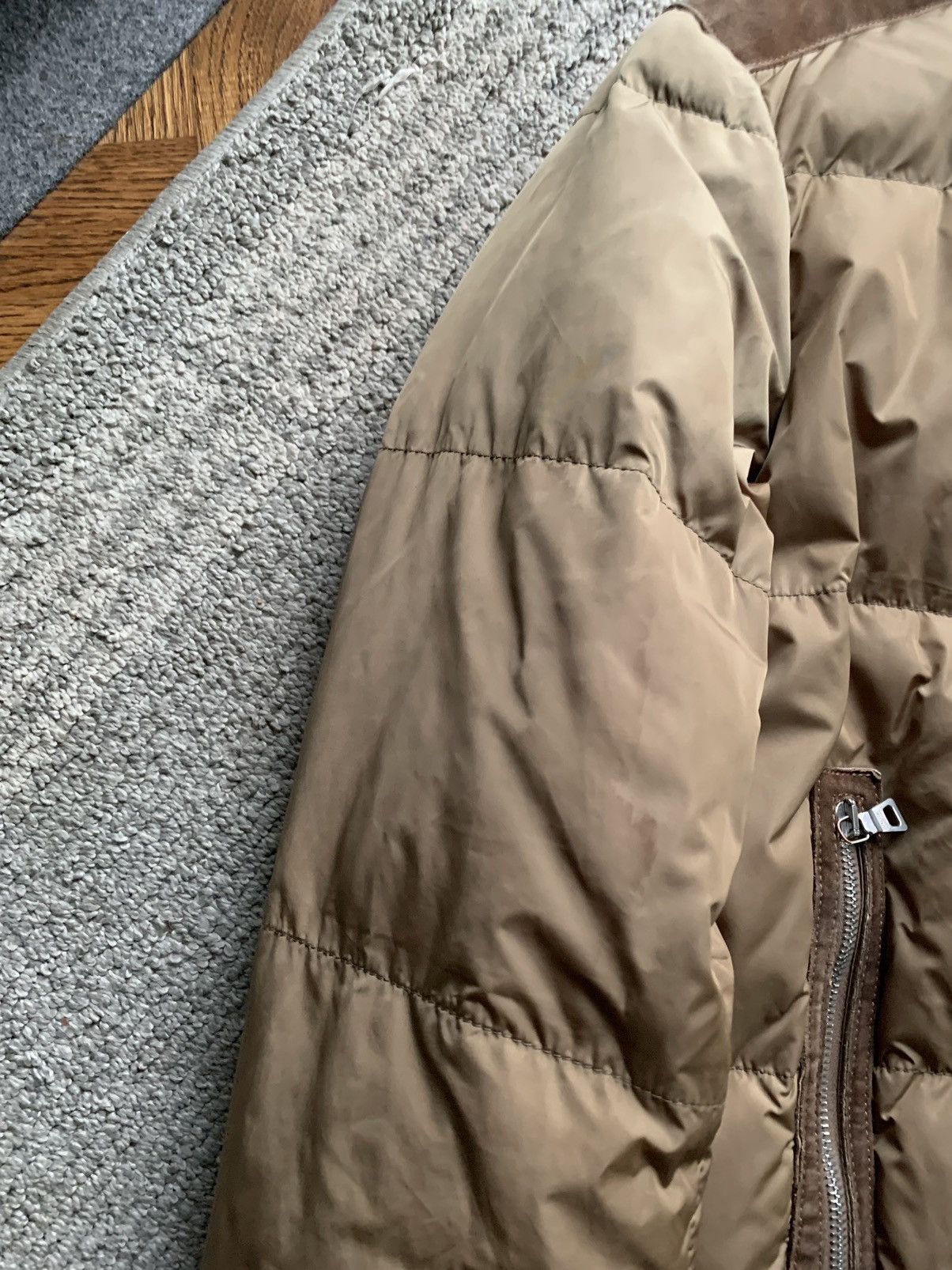 Prada Prada Jacket SGV760 Down Bomber Winter Coat Shearling Linea Size US M / EU 48-50 / 2 - 23 Thumbnail