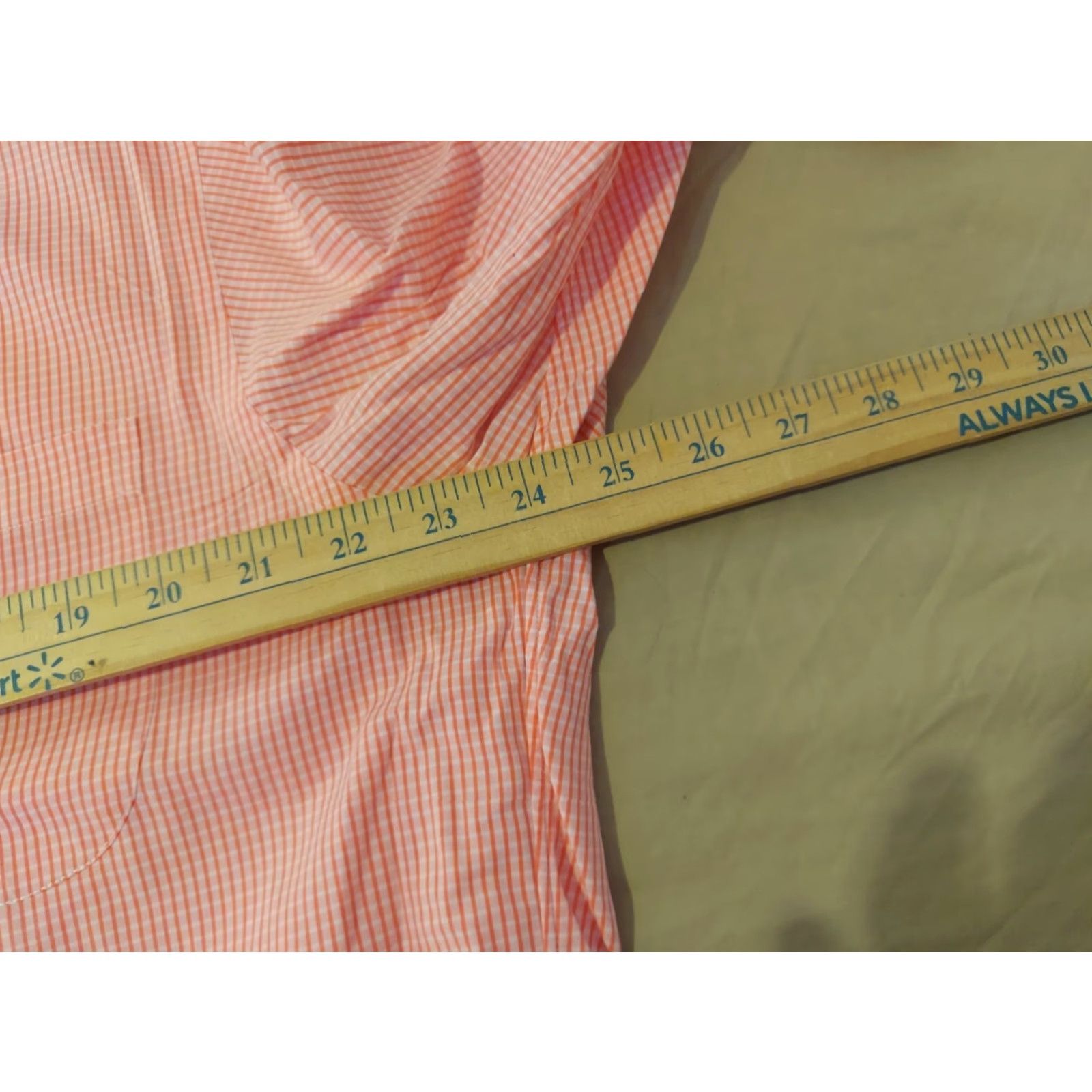 Brooks Brothers Brooks Brothers Dress Shirt 16 32 Orange Cotton Button Mens Shirt Size 42R - 4 Thumbnail