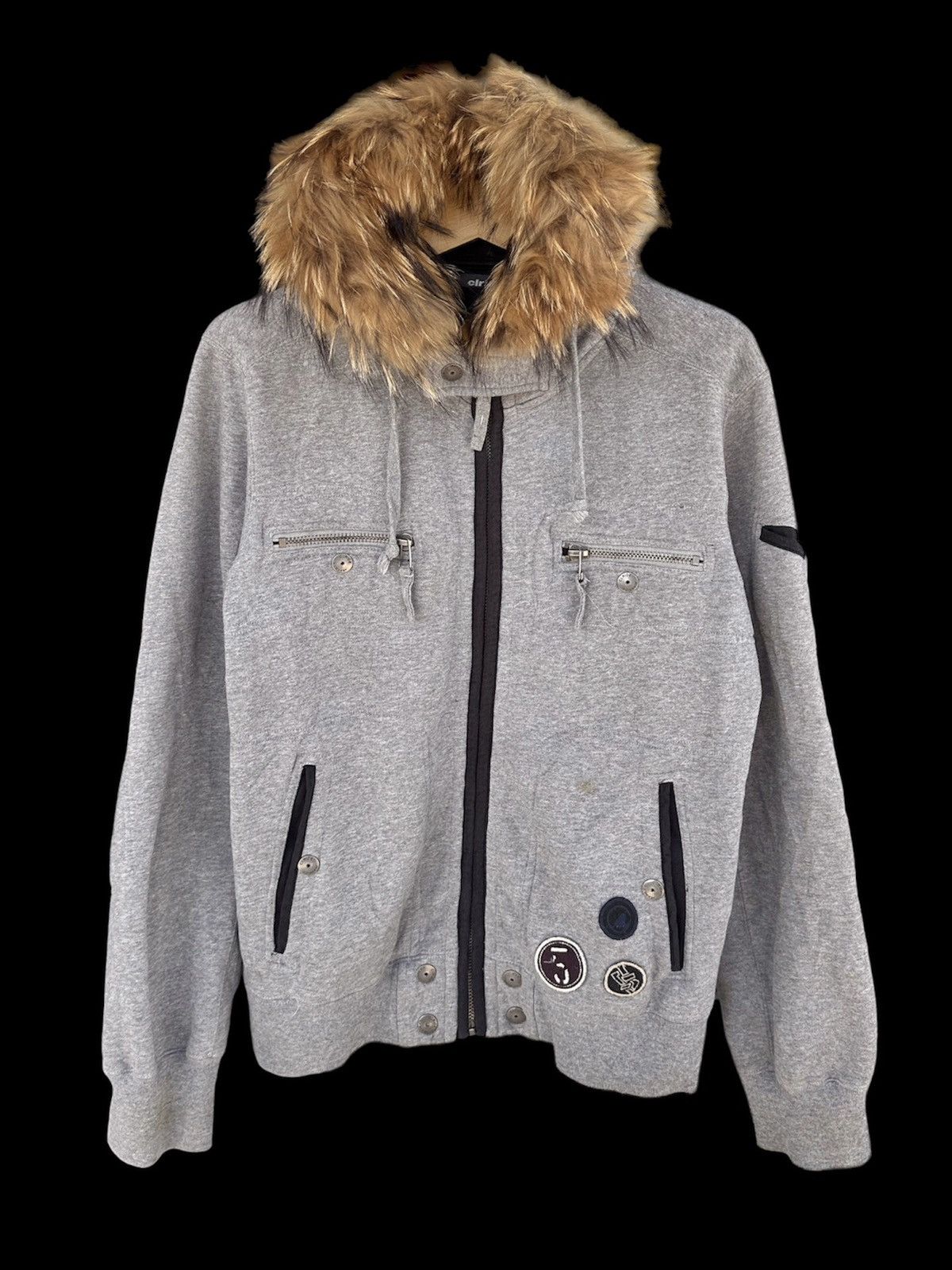 If Six Was Nine × Japanese Brand × Le Grande Bleu (L.G.B.) Fur Hoodie Clride Multi Pocket Style Ifsix Lgb Size US M / EU 48-50 / 2 - 1 Thumbnail