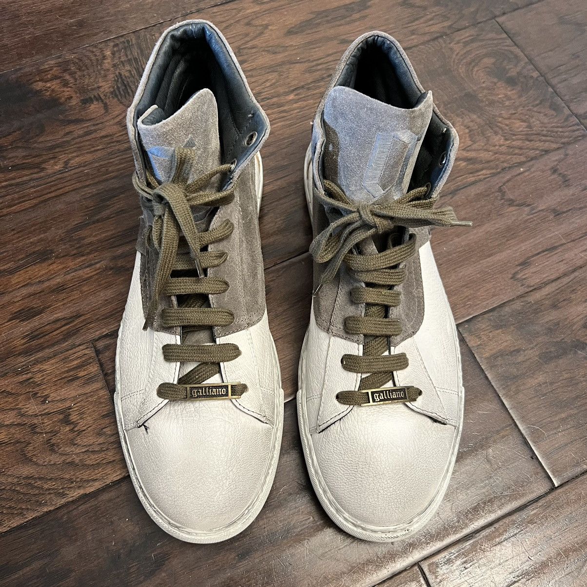 John Galliano Galliano Men’s Genuine Leather Sneakers Size US 13 / EU 46 - 1 Thumbnail