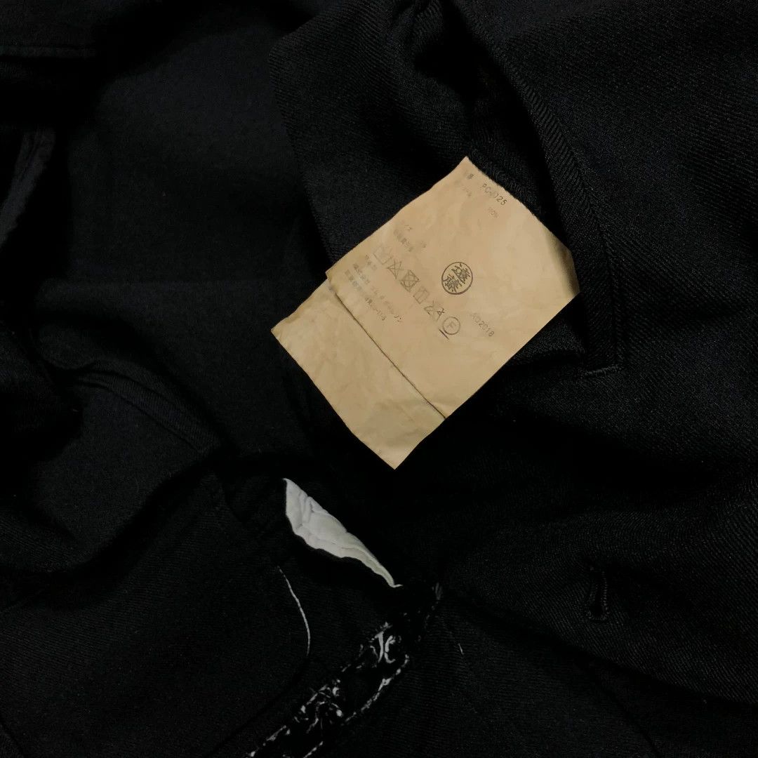 Comme des Garcons CDG SS19 Crazy Suits Slash Cut-Out Polyester Jacket Black XS Size US XS / EU 42 / 0 - 7 Thumbnail