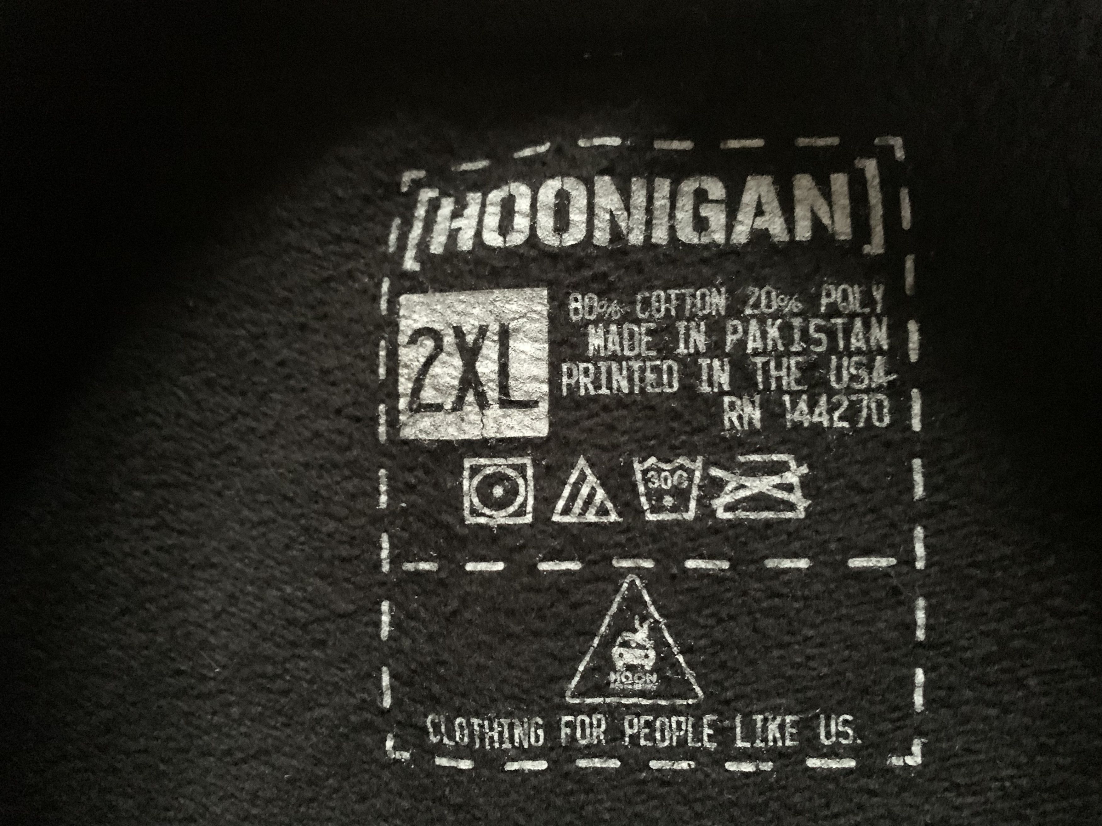 Independent Trading Co. Hoonigan Black Centr Logo Long Sleeve Size US XXL / EU 58 / 5 - 7 Thumbnail