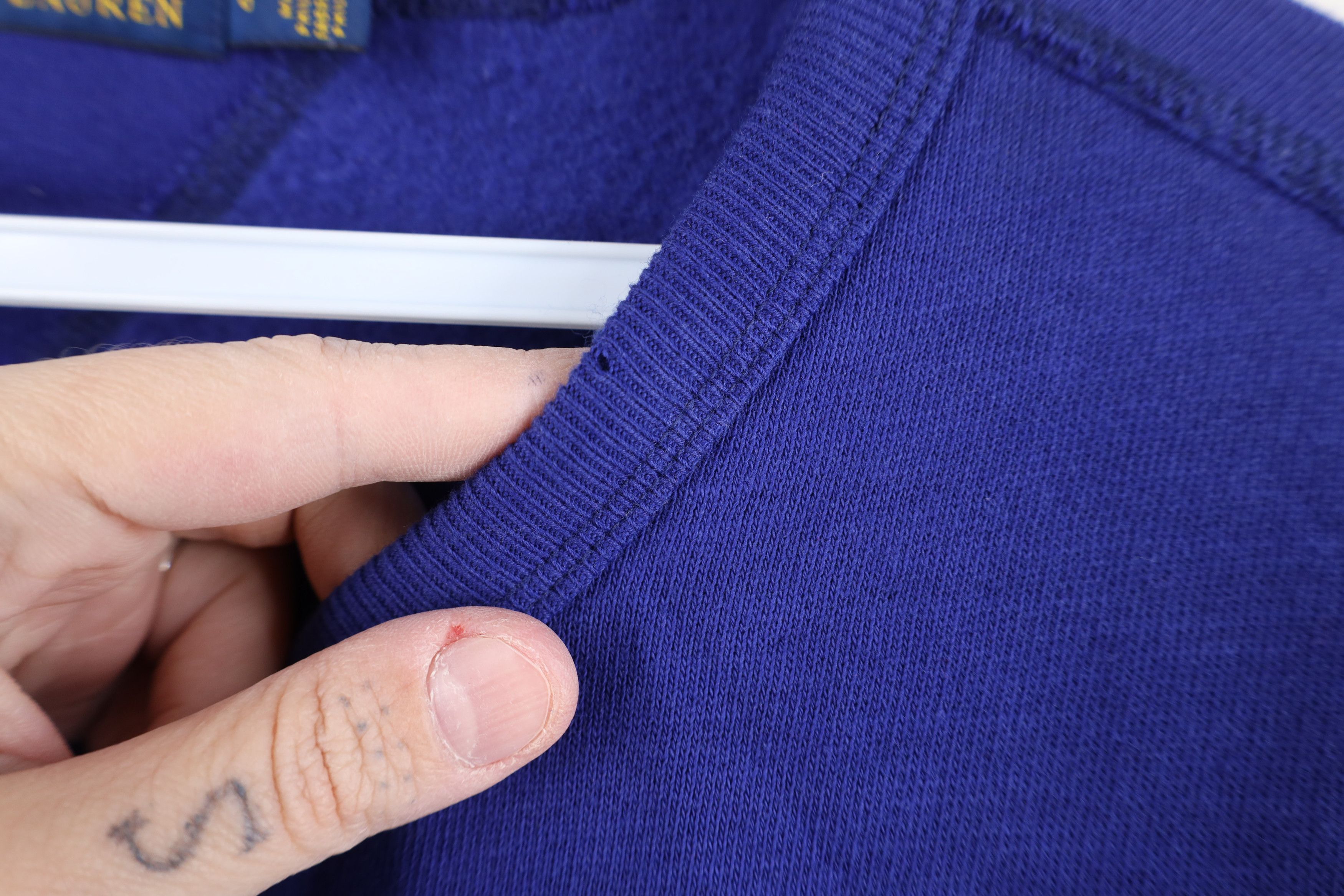 Ralph Lauren Vintage Ralph Lauren Academy Crest Crewneck Sweatshirt Blue Size US XL / EU 56 / 4 - 8 Thumbnail