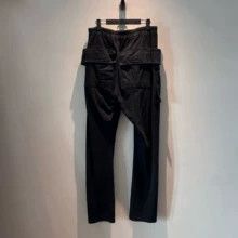 Rick Owens Rickowens DRKSHDW Double-Ring Cotton Drawstring Trousers Size US 30 / EU 46 - 2 Thumbnail