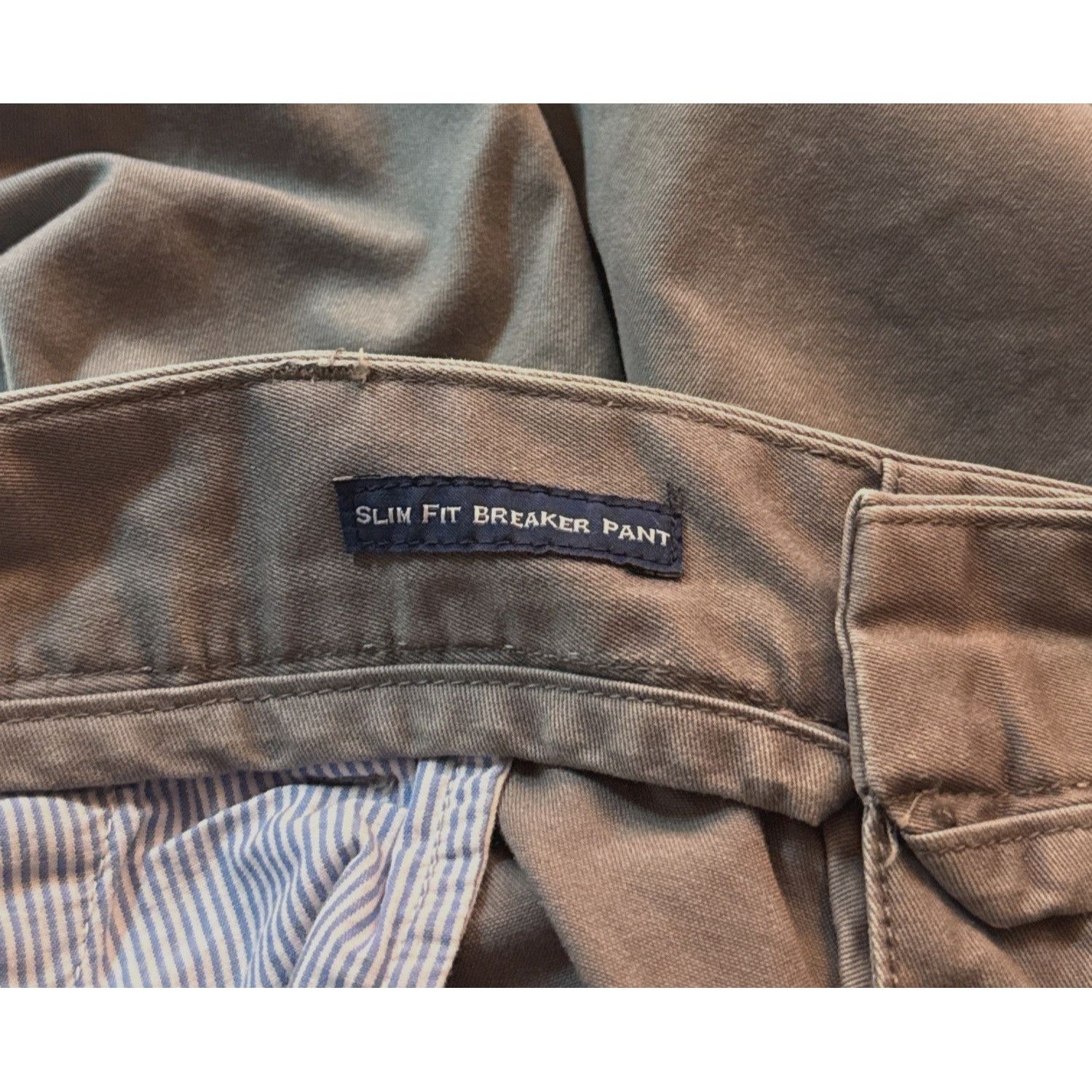 Vineyard Vines Vineyard Vines Men's Slim-Fit Breaker Pant Gray Straight-Leg Size US 36 / EU 52 - 3 Thumbnail