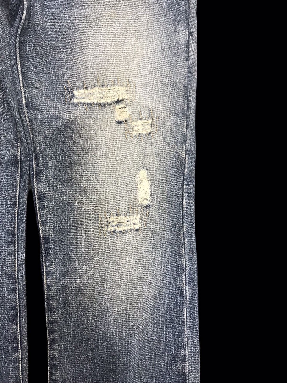 Japanese Brand 💥 Double Waist💥ZEROSAIL Designer Japan Punk Denim F152 Size US 32 / EU 48 - 5 Thumbnail