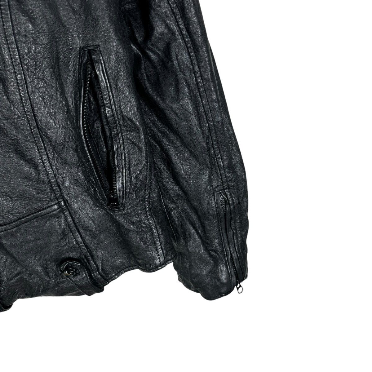 Vintage ☀️I RISH BIKERS LEATHER JACKET Size US M / EU 48-50 / 2 - 13 Thumbnail
