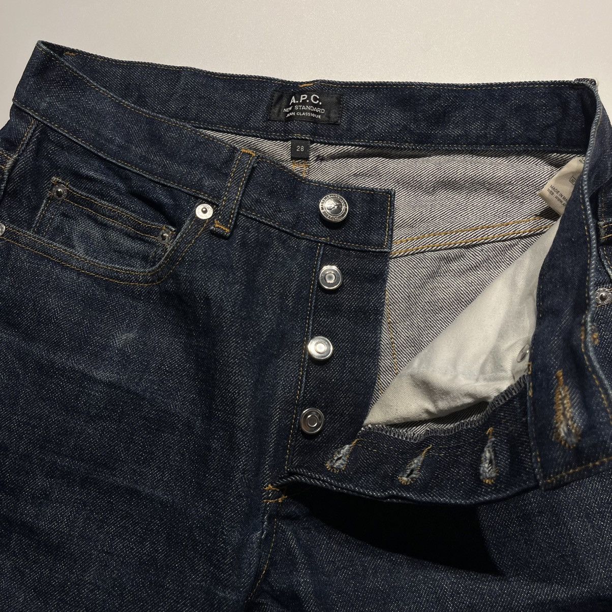 A.P.C. A.P.C. Raw Indigo Selvedge New Standard 14.5oz Denim Jeans Size US 28 / EU 44 - 7 Thumbnail