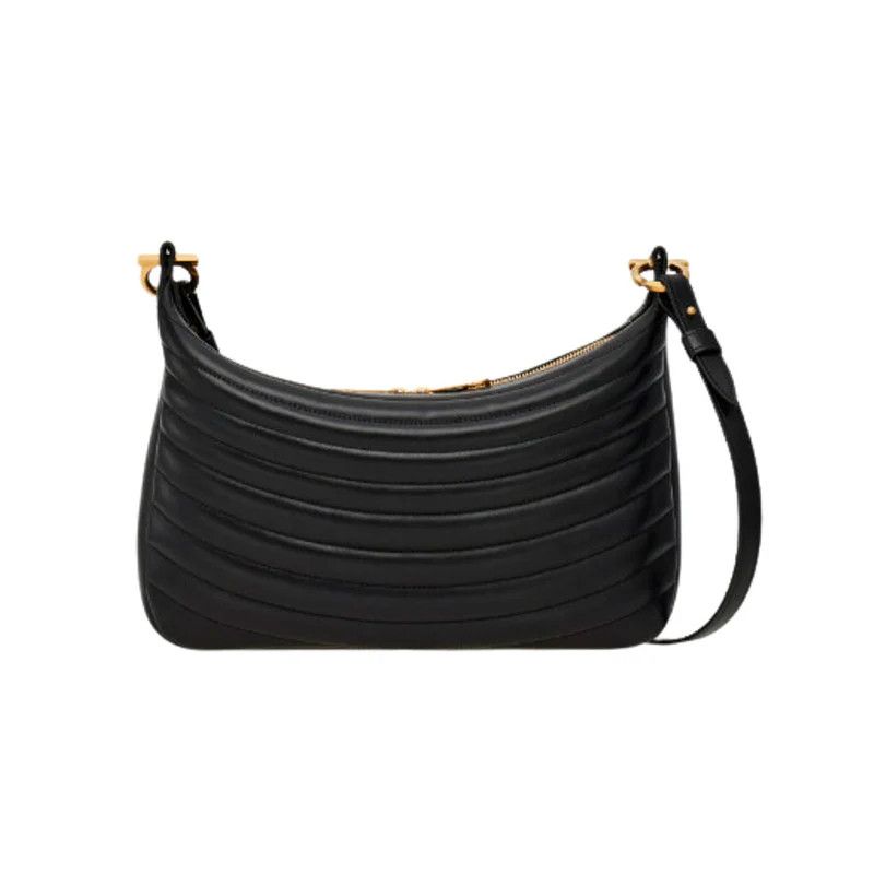 Salvatore Ferragamo o1s1rm0625 Size: OS / Crossbody Bag in Black Size ONE SIZE - 1 Thumbnail
