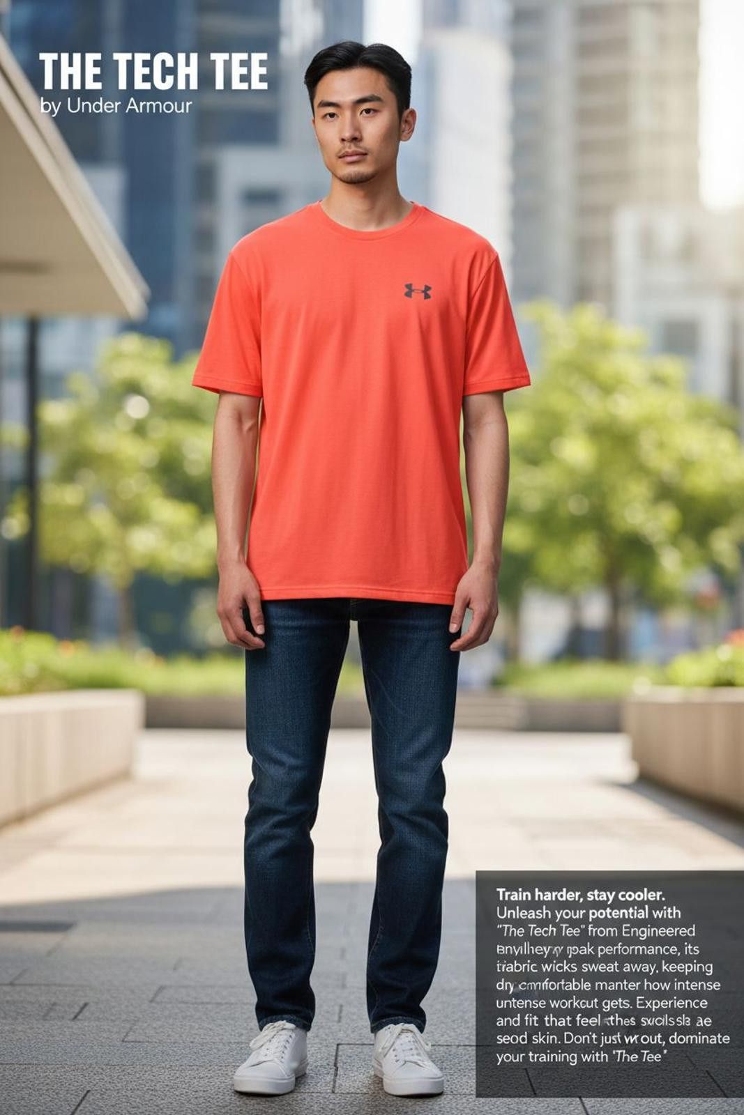 Under Armour Under Armour The Tech Tee Men's Short Sleeve T-Shirt Orange Size US XXL / EU 58 / 5 - 2 Thumbnail