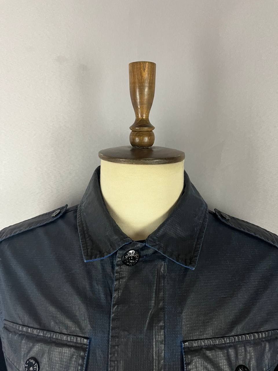 Stone Island Stone Island 2011 Rip Stop Coated Multi Pocket Jacket Navy Size US S / EU 44-46 / 1 - 3 Thumbnail