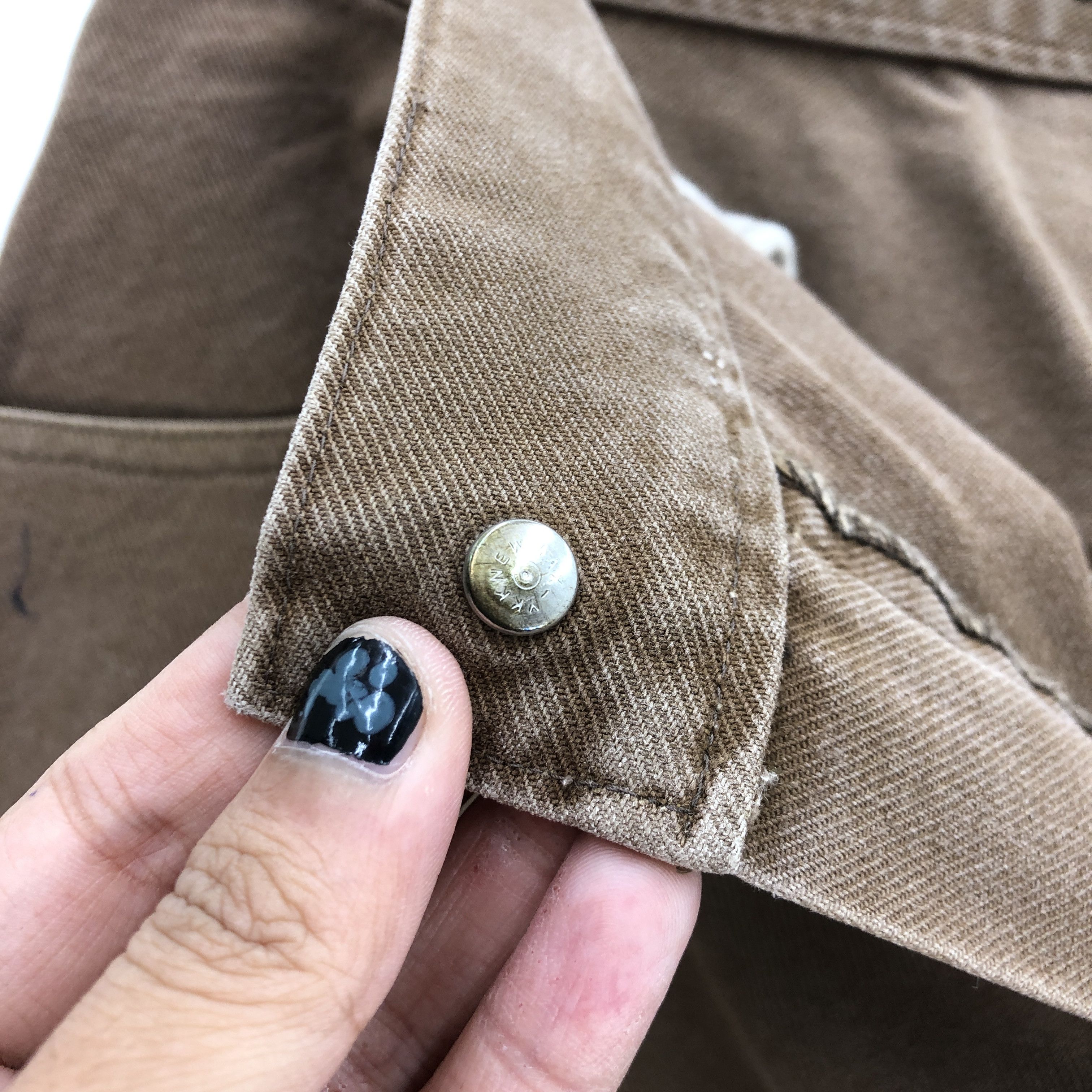 Japanese Brand Japanese Jeans Japanese Designer Denim Back Ground Pants Size US 30 / EU 46 - 7 Thumbnail