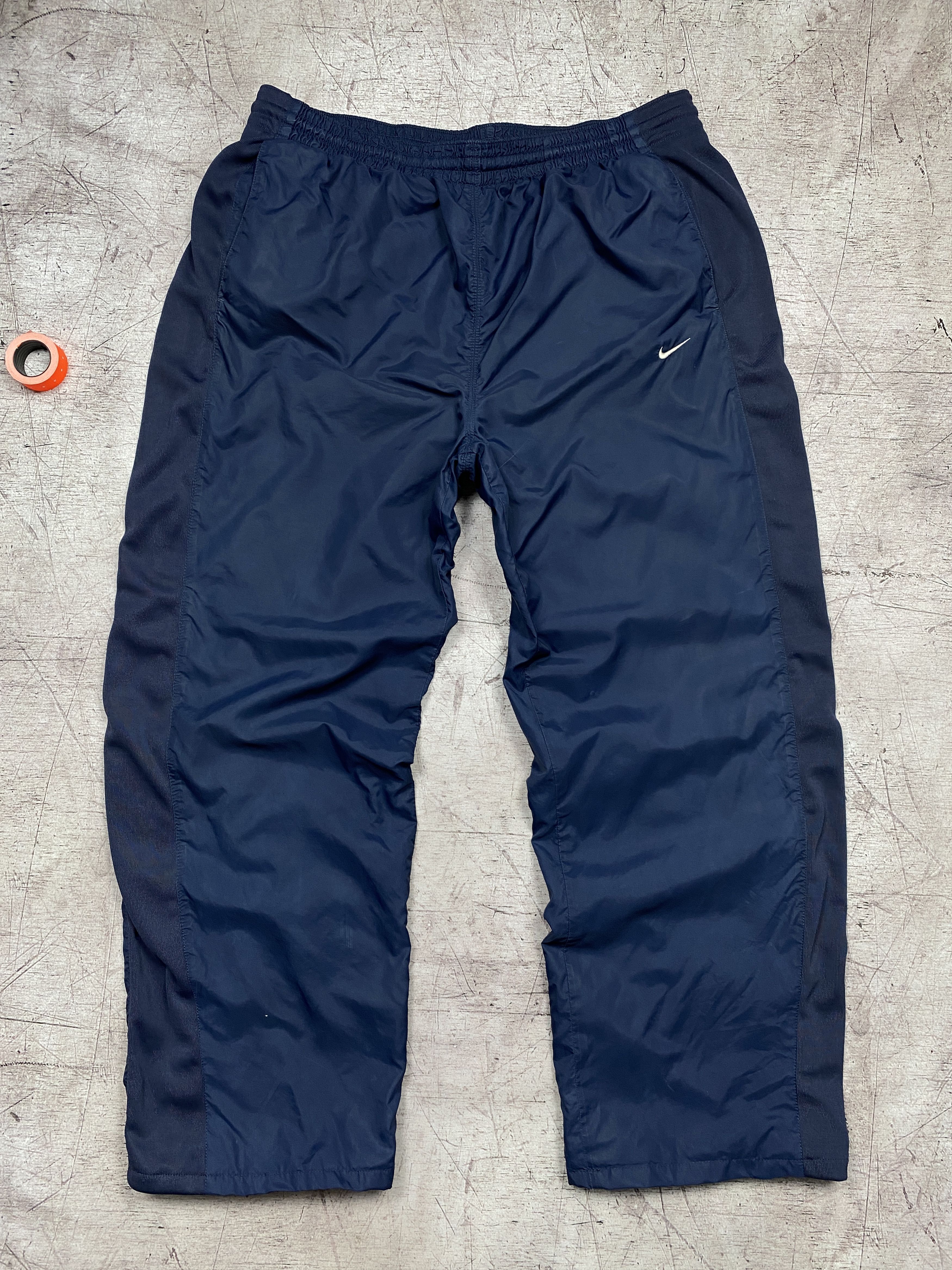Nike × Vintage Nike Vintage Mens Nylon Baggy Track Pants Y2K Size US 38 / EU 54 - 1 Thumbnail