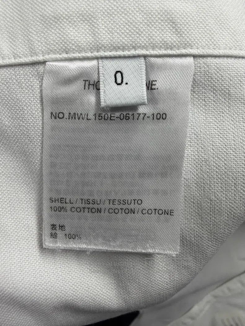 Thom Browne Thom Browne Classic Double Sleeve Badge Shirt Size US XS / EU 42 / 0 - 5 Thumbnail