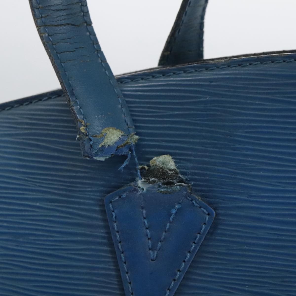 Louis Vuitton LOUIS VUITTON Epi Saint Jacques Shopping Shoulder Bag Blue Size ONE SIZE - 5 Thumbnail