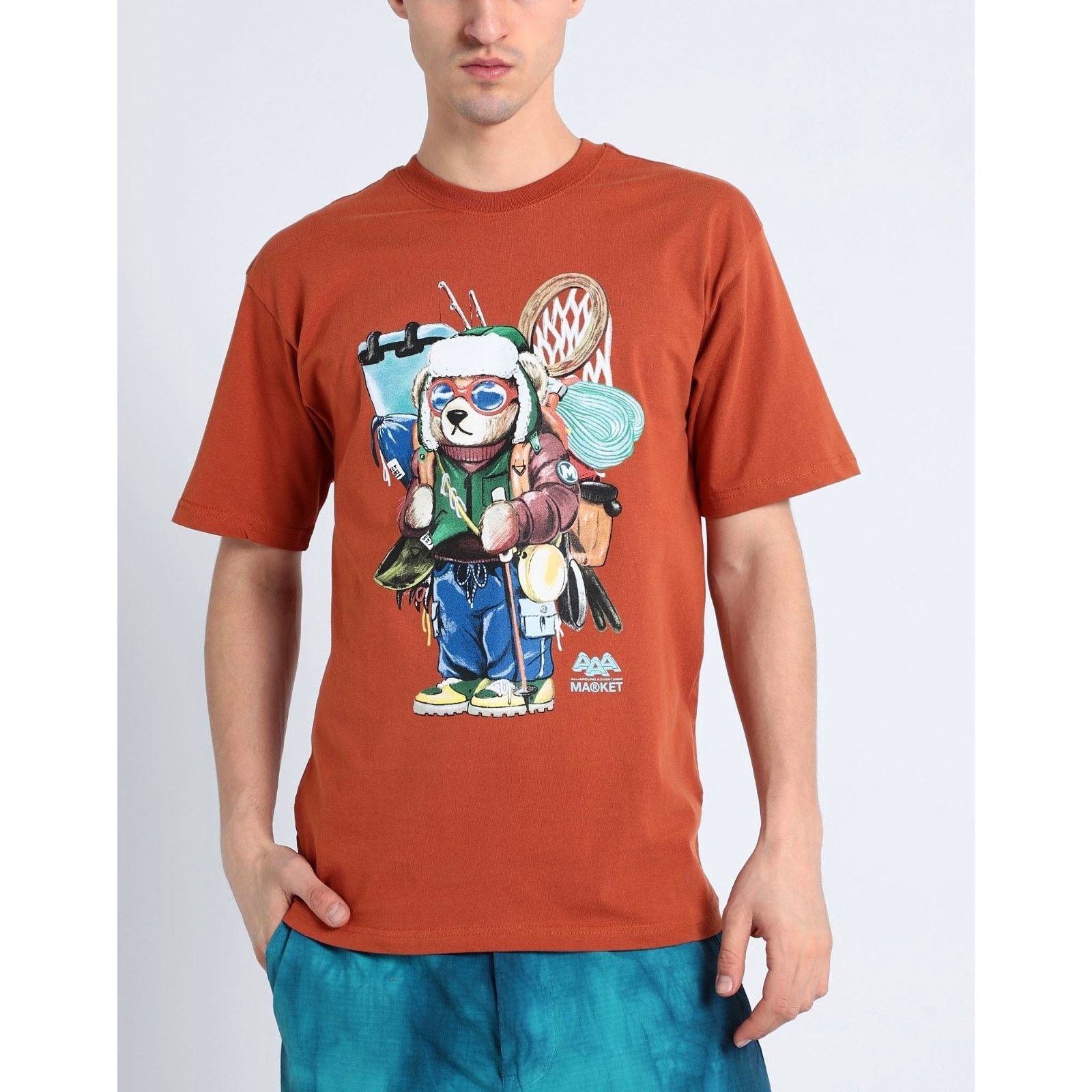 Other Chinatown Market Ultralight Bear Graphic T Shirt Orange 2XL Size US XXL / EU 58 / 5 - 8 Thumbnail