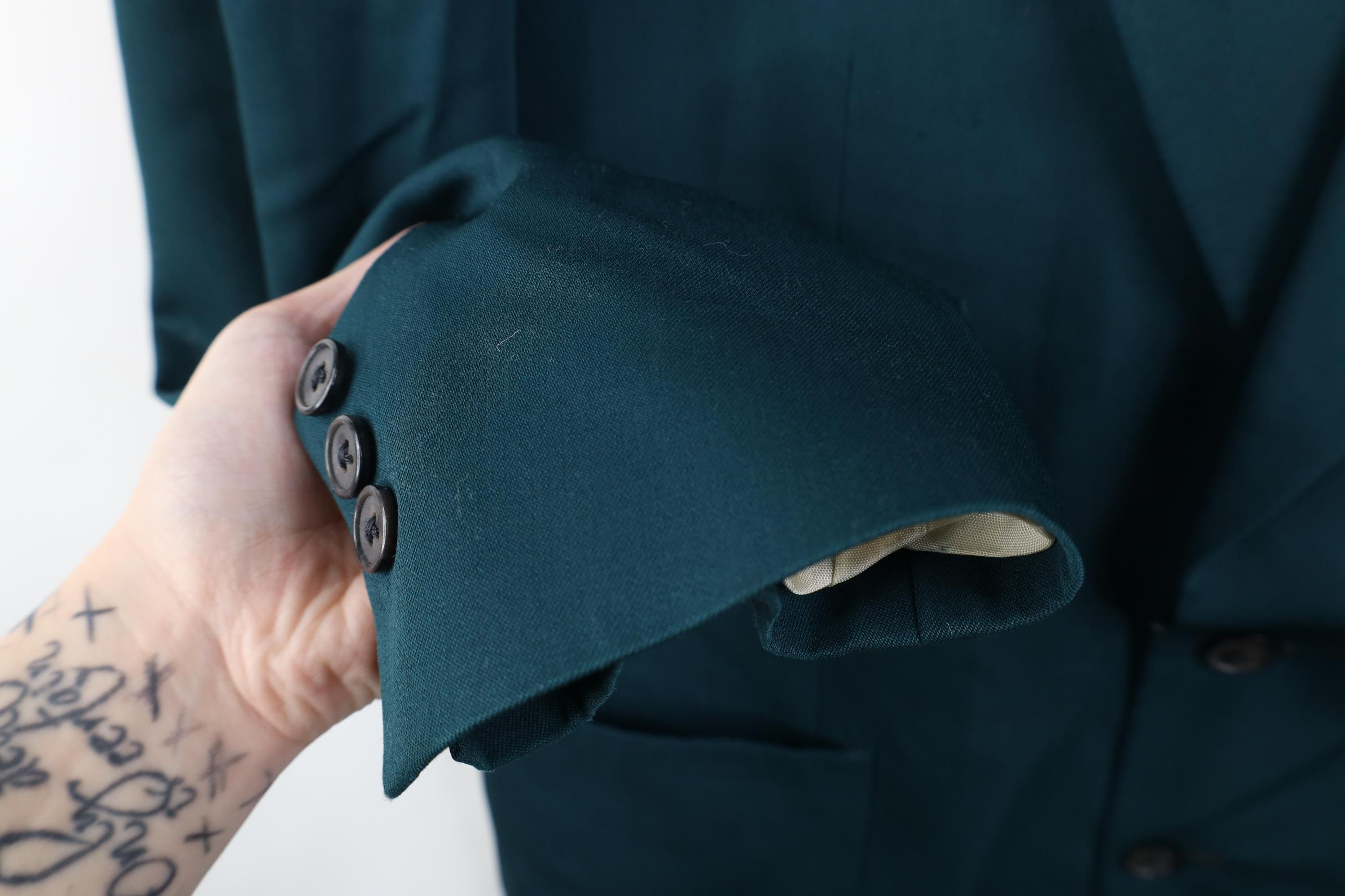 Vintage Vintage 70s Wool Suit Coat Blazer Jacket The Masters Green Size US XXL / EU 58 / 5 - 11 Thumbnail