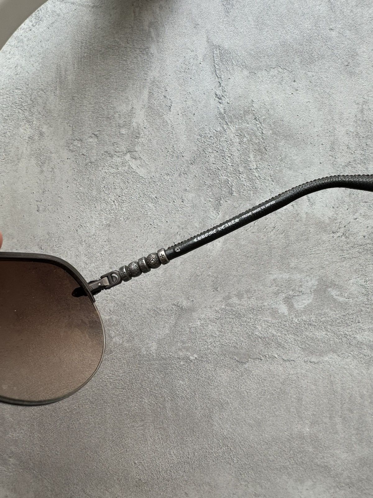 Chrome Hearts Chrome Hearts Balls Brown Silver Glasses Size ONE SIZE - 4 Thumbnail