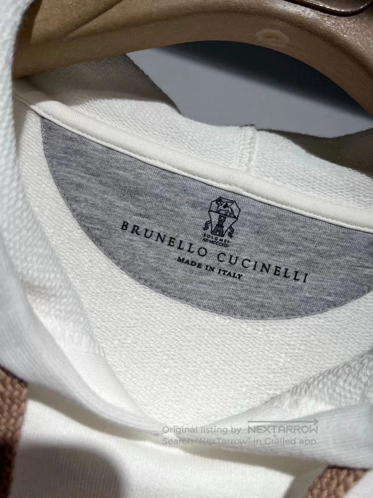 Brunello Cucinelli Brunello Cucinelli White Hoodie Sweatshirt. Size US S / EU 44-46 / 1 - 4 Thumbnail