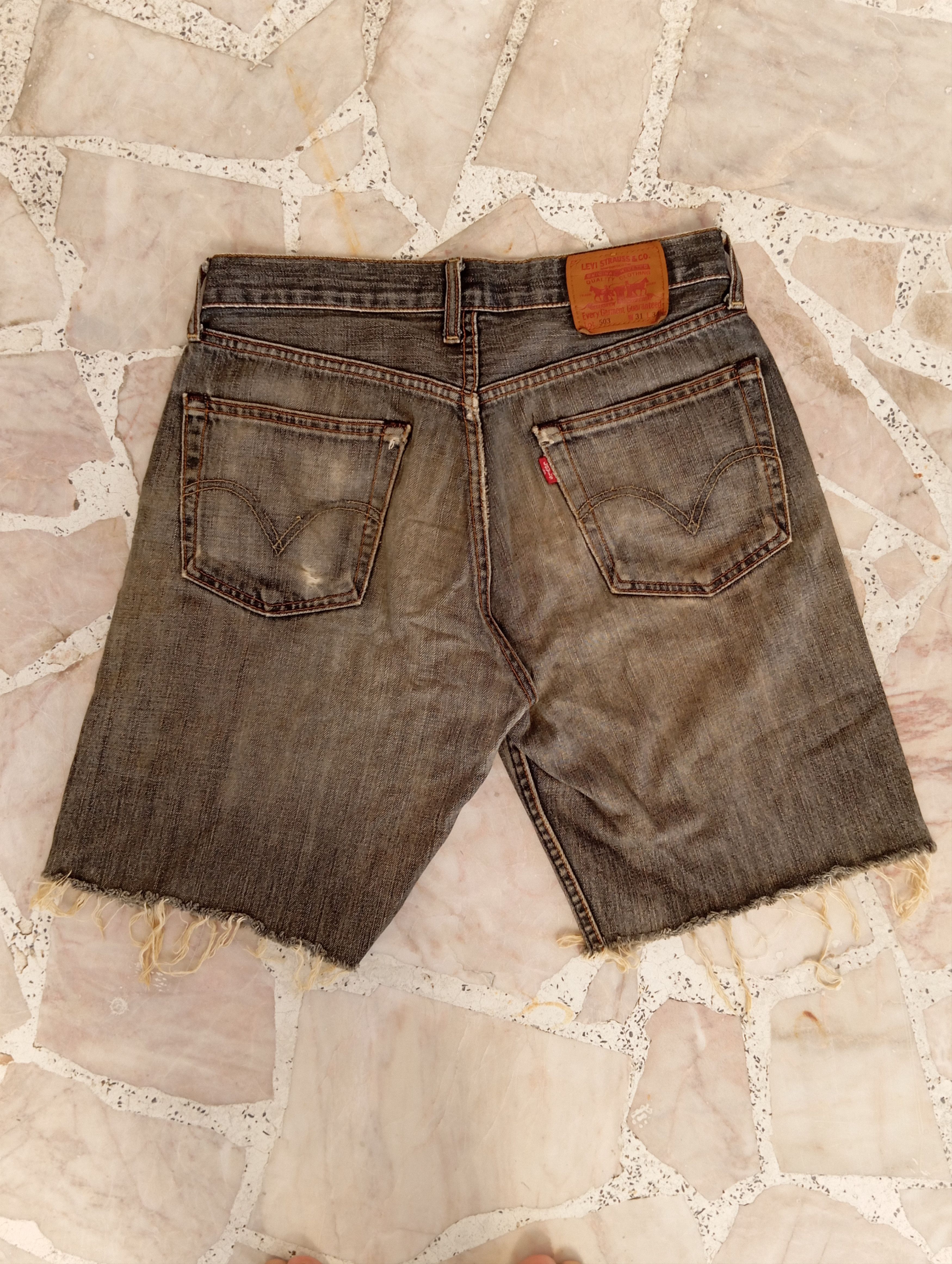 Levi's × Vintage Levis Distressed Short Denim Size US 29 - 7 Thumbnail