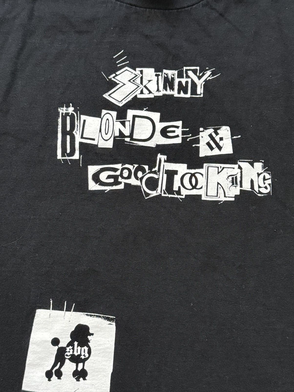 Vintage Parody ‘Skinny, Blonde and Good-Looking’ T-Shirt Size US L / EU 52-54 / 3 - 2 Thumbnail