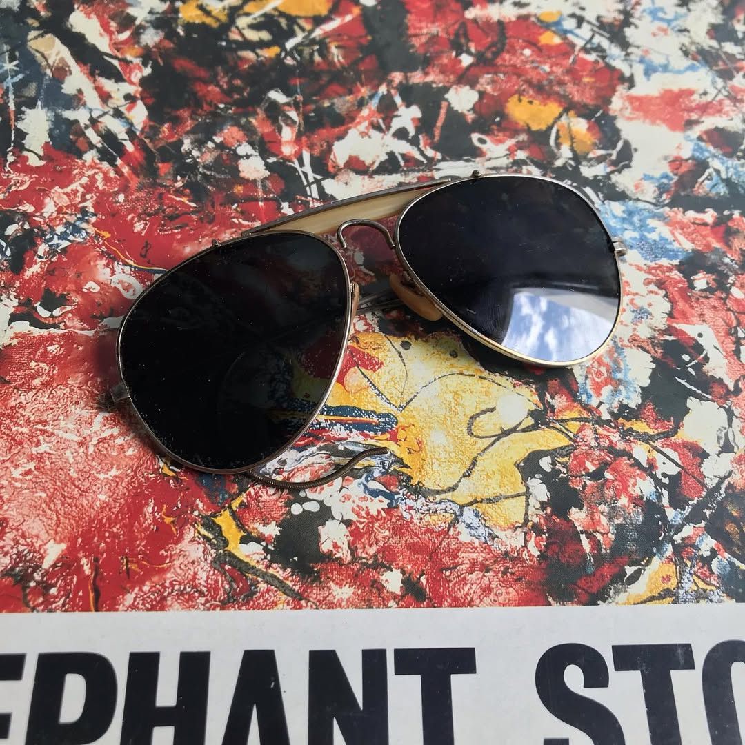 Vintage Rayban Aviator Model Vintage Sunglasses (-) nuts Size ONE SIZE - 2 Thumbnail