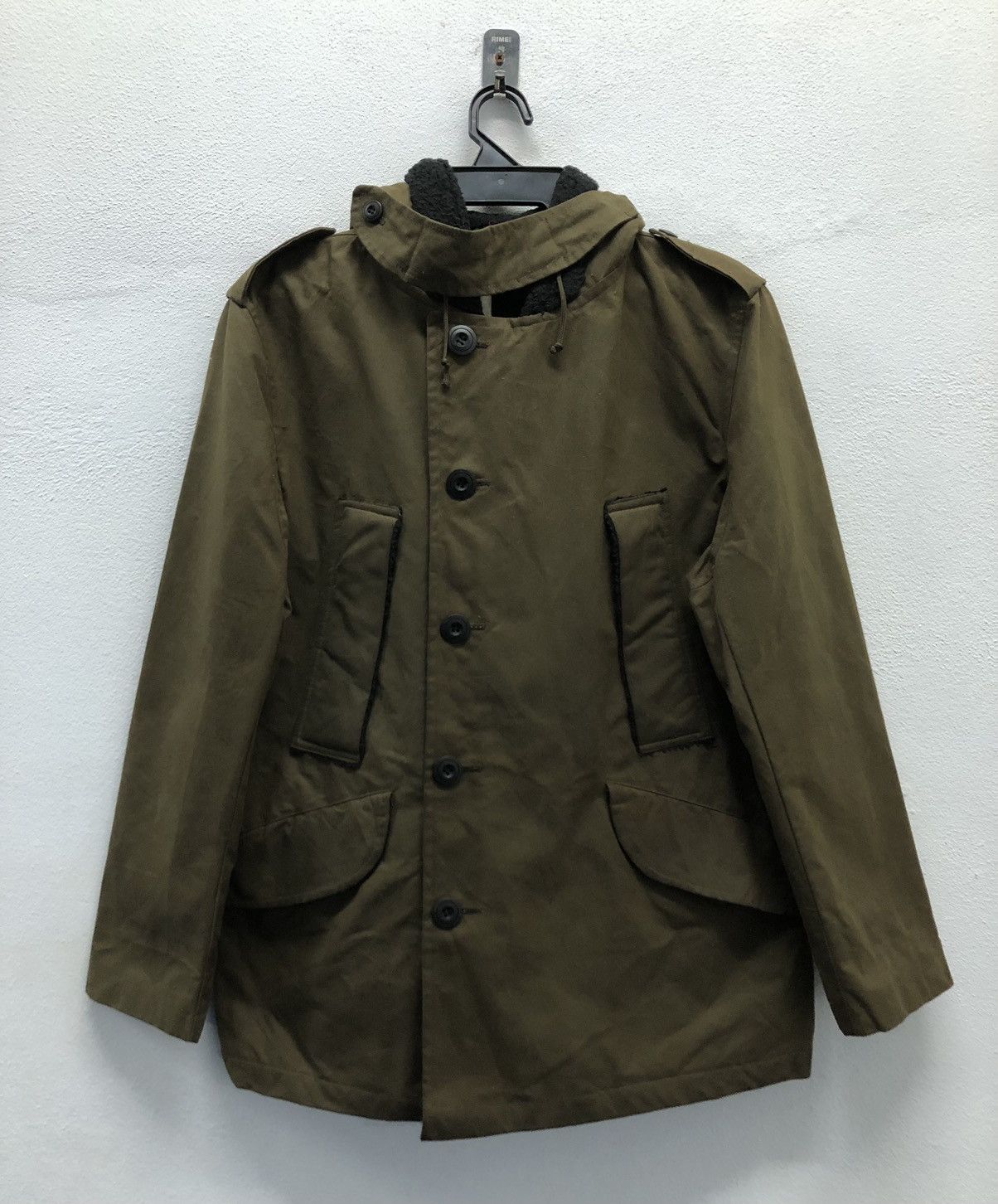 Japanese Brand Shimamura Tokyo Corporation Made In Japan Coat With Hood Size US M / EU 48-50 / 2 - 1 Thumbnail