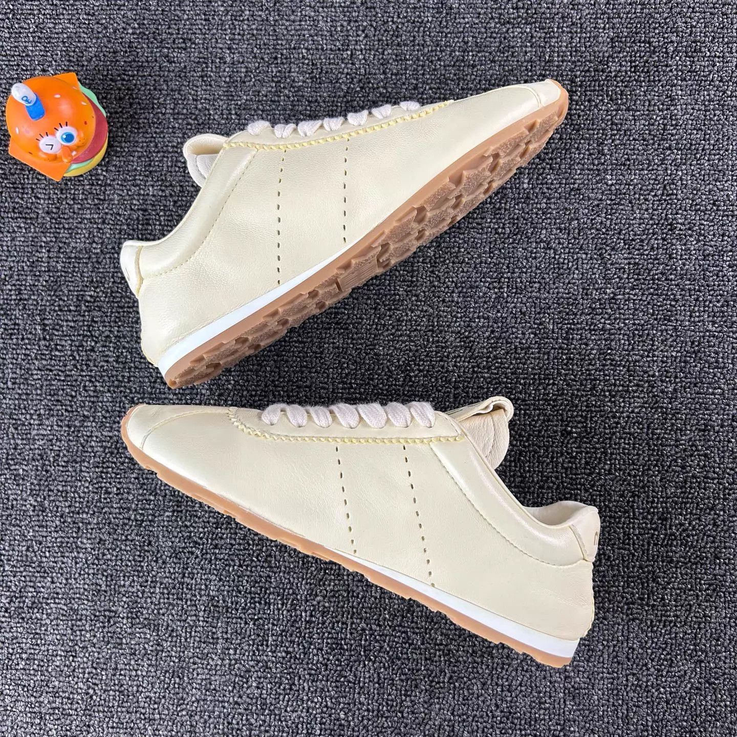 Miu Miu MIU MIU Beige German Trainer 36 Worn 1x Size US 5.5 / IT 35.5 - 3 Thumbnail