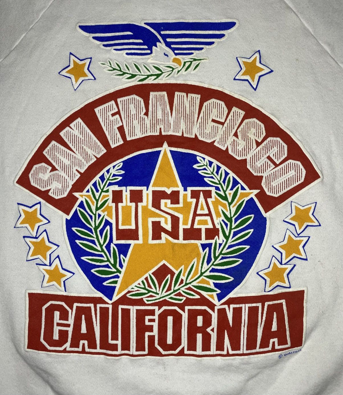 Other Vintage Screen Stars San Fransisco USA Puff Print Crewneck Size US XL / EU 56 / 4 - 2 Thumbnail