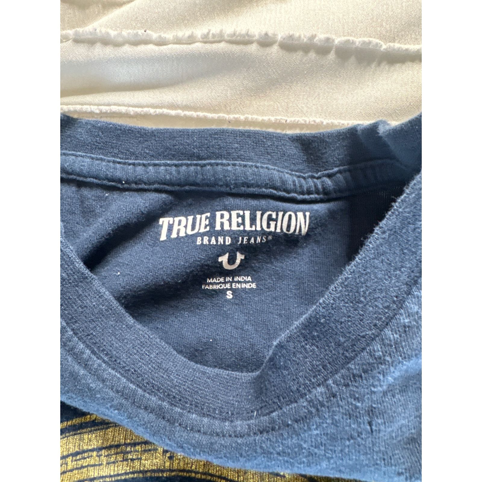 True Religion True Religion Kids Navy Blue Tee – Size Small – Gold Logo Size S / US 4 / IT 40 - 5 Thumbnail
