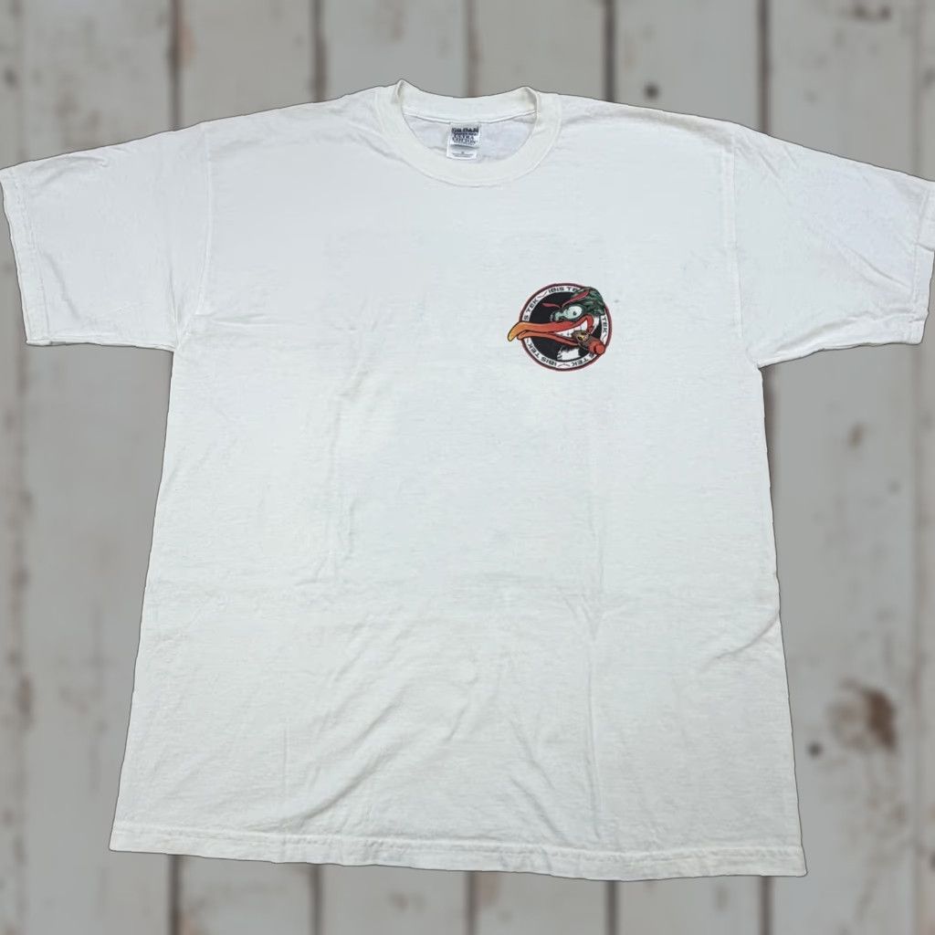 Gildan Mr Fire Power Shirt Mens XL White 2006 Ibis Tek Humvee Military Graphic Tee Size US XL / EU 56 / 4 - 1 Thumbnail