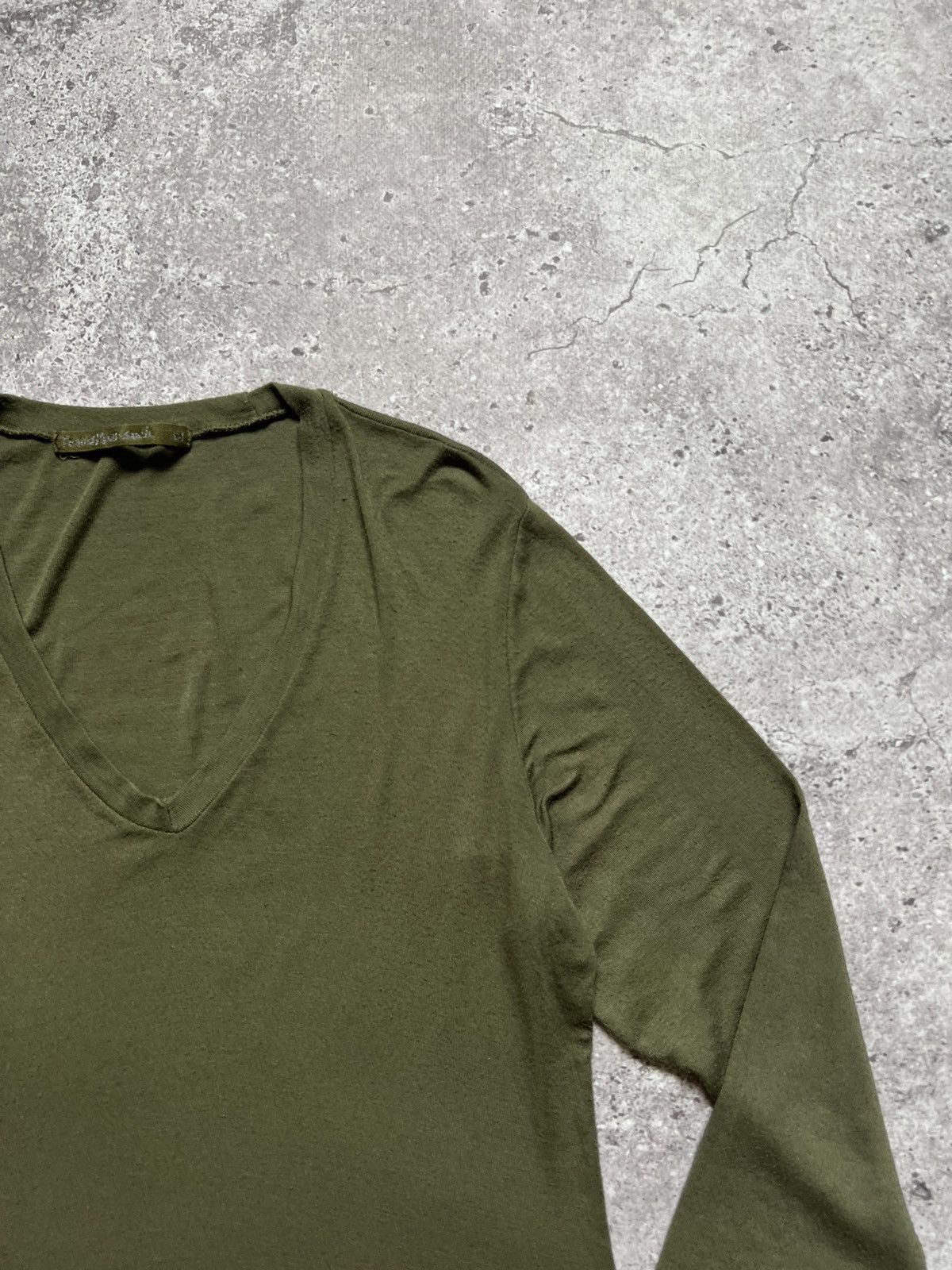 Transit × Transit Uomo Transit Par Such V-neck Sweater Long Sleeve Green Size XS / US 0-2 / IT 36-38 - 5 Thumbnail