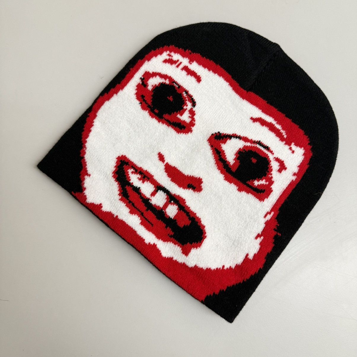 Japanese Brand Y2K Rare ahenobarbus knit beanie hat punk avant garde Size ONE SIZE - 3 Thumbnail