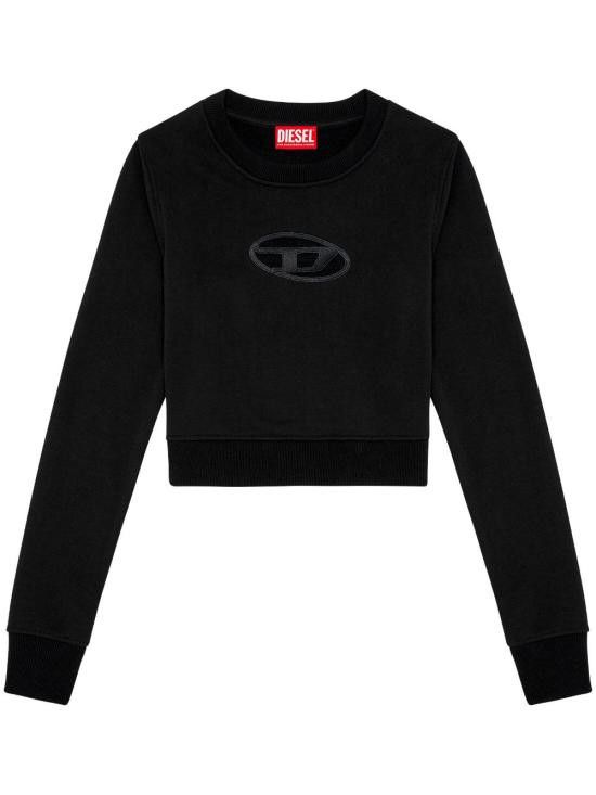 Diesel DIESEL Women Hoodies A09931 0GRAC9XX Black Size L / US 10 / IT 46 - 1 Thumbnail