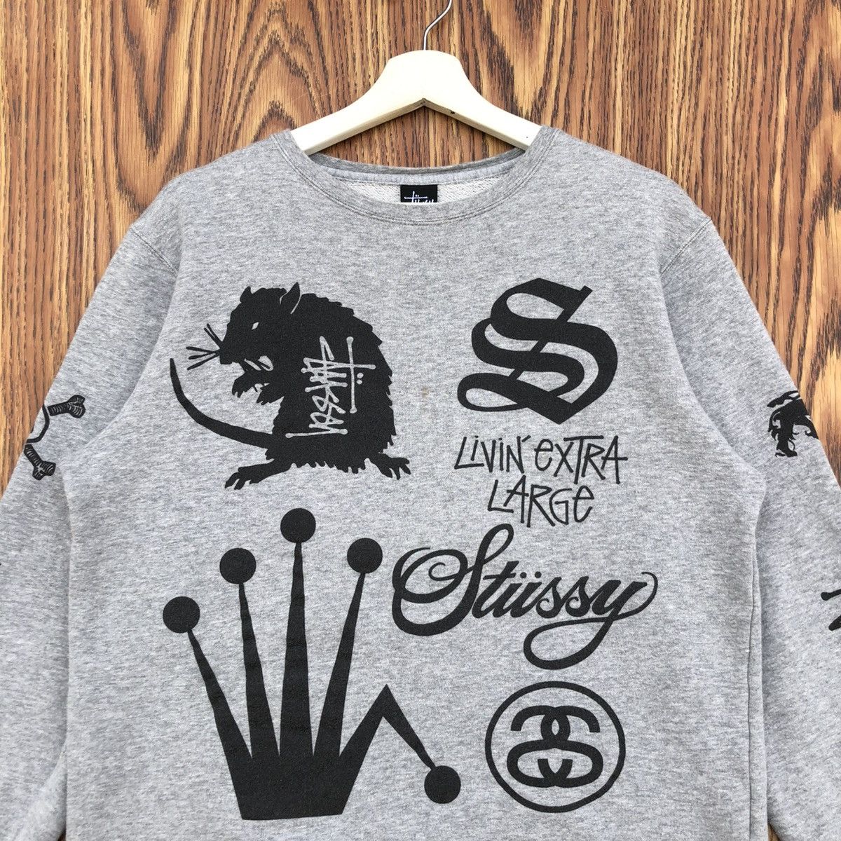 Stussy Vintage Stussy Crown Collage 8 Ball Crewneck Sweatshirt Size US M / EU 48-50 / 2 - 3 Thumbnail